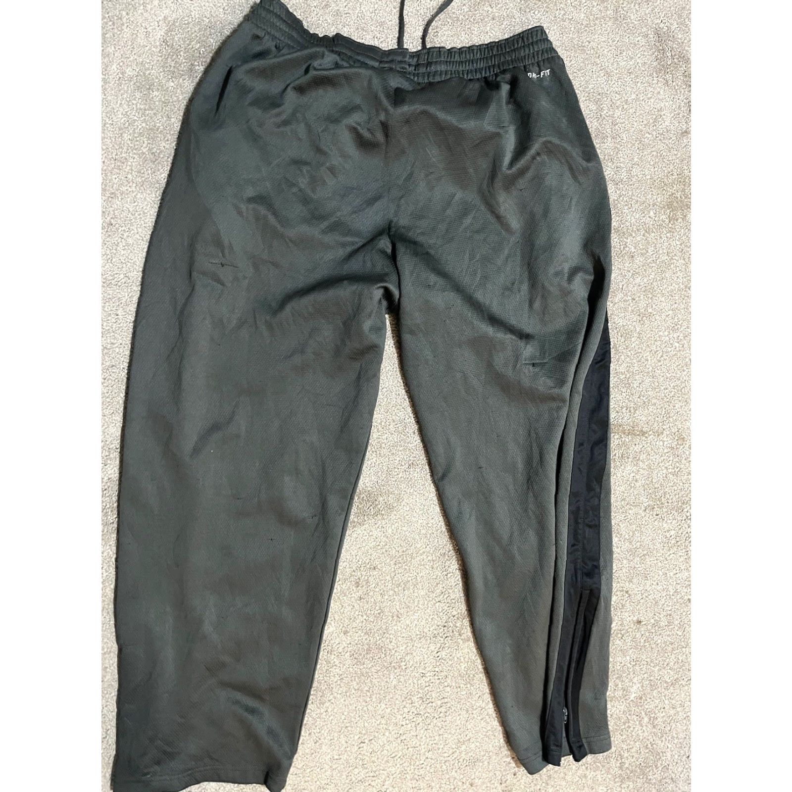 Nike Nike Basketball Sweatpants XL Men Gray Drawstring Size US 36 / EU 52 - 3 Thumbnail