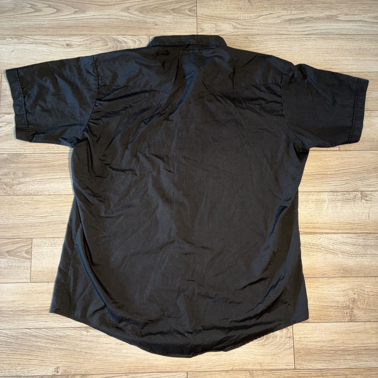 Other black short sleeve pearl snap button up shirt Size US XXL / EU 58 / 5 - 4 Thumbnail