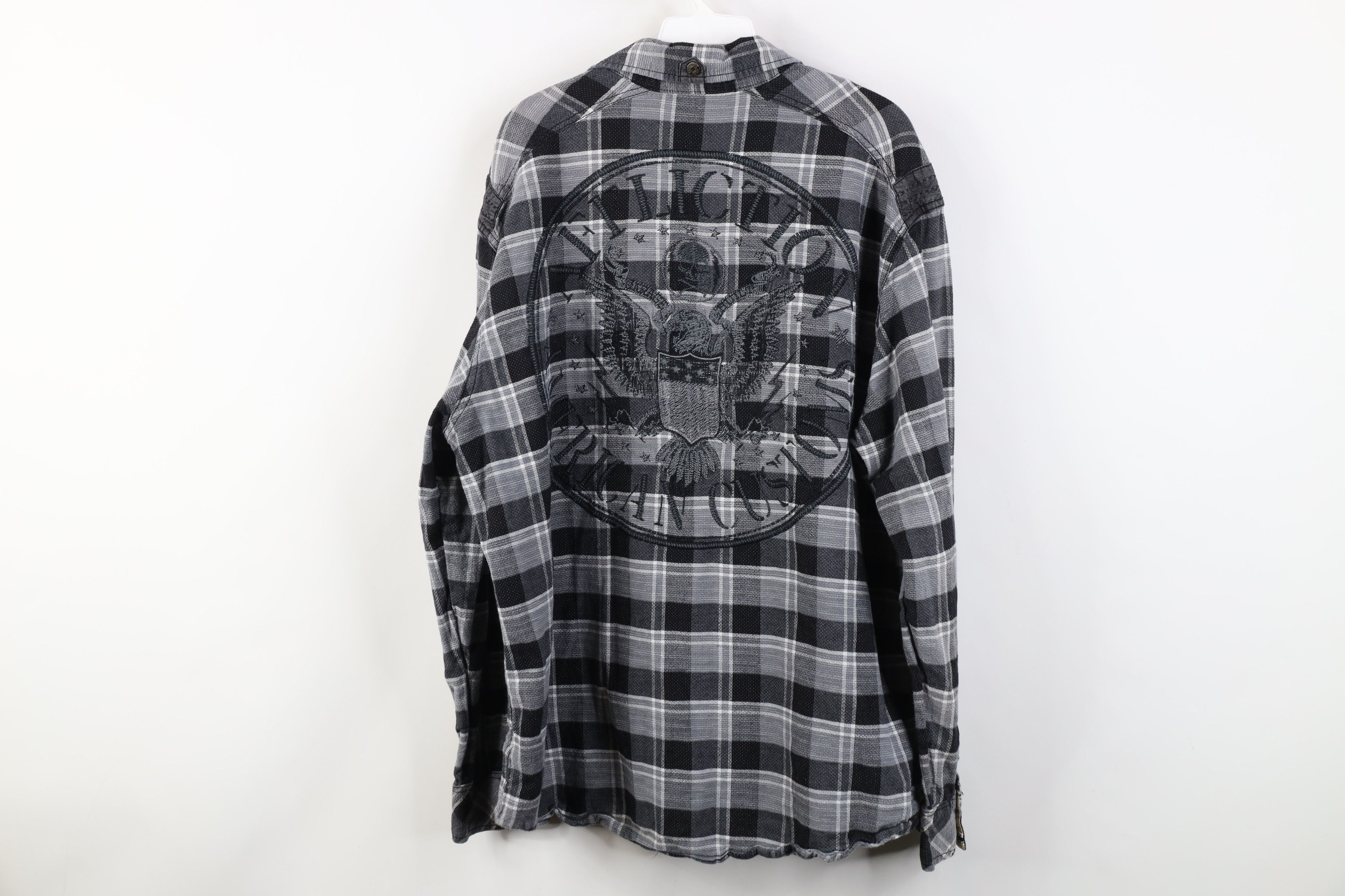 Affliction Affliction Limited Edition UFC MMA Flannel Button Shirt Size US XL / EU 56 / 4 - 13 Thumbnail