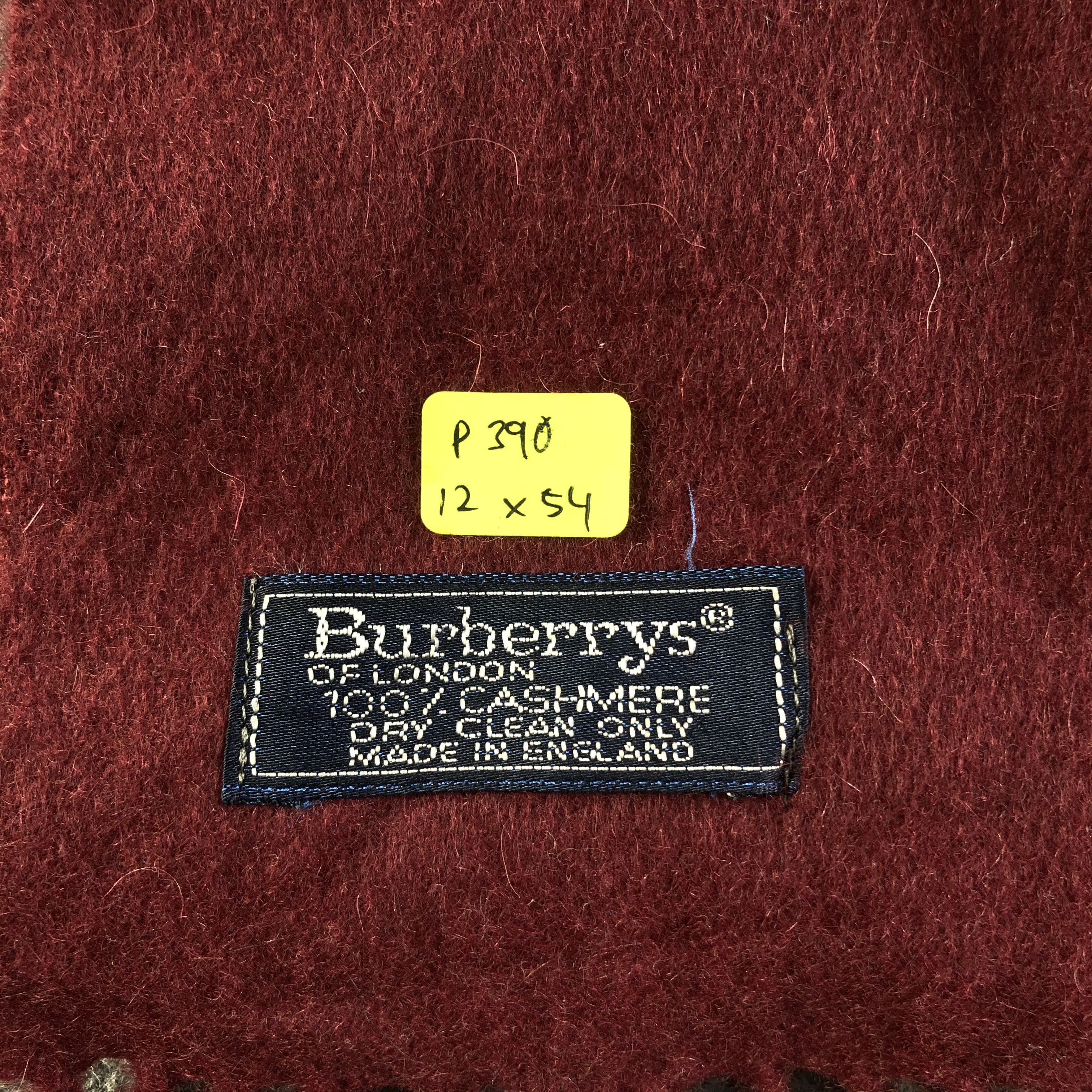 Burberry Burberry Cashmere Scarf / Muffler / Neckwear Size ONE SIZE - 9 Thumbnail