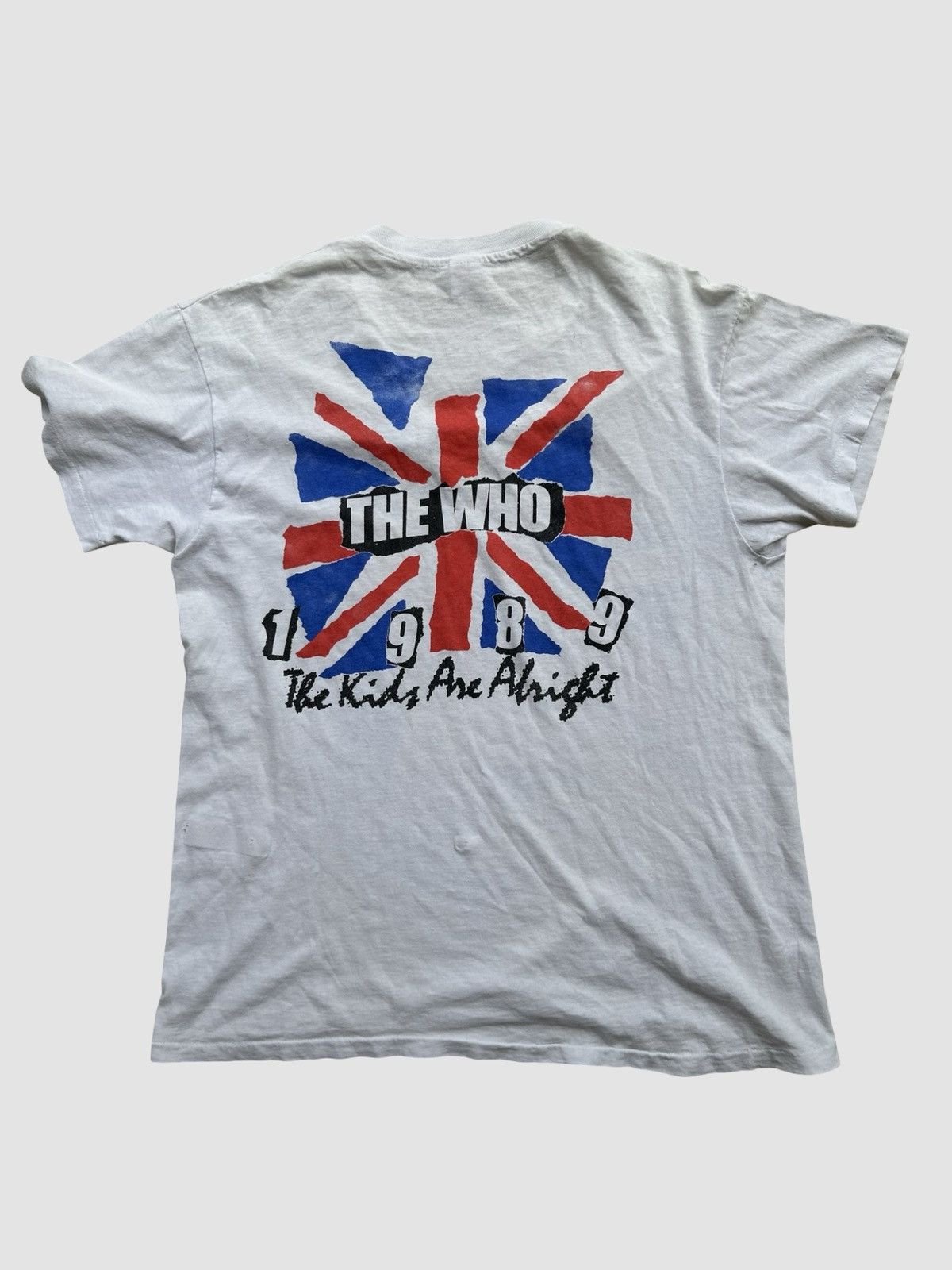 Vintage Vintage 1989 THE WHO The Kids Are Alright Tour T-Shirt L Size US L / EU 52-54 / 3 - 9 Thumbnail