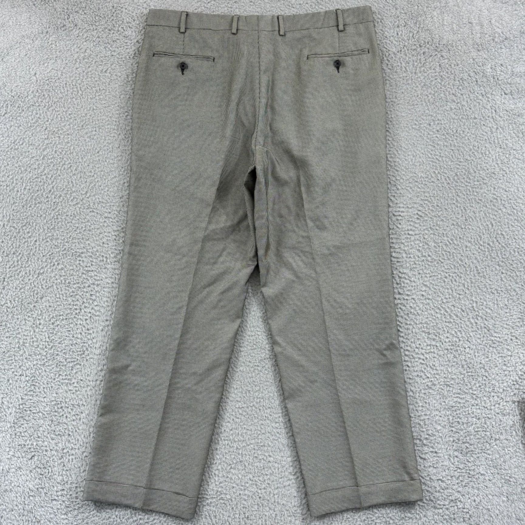 Ralph Lauren VINTAGE Lauren Ralph Lauren Pants Men 38x30 Check Dress Pants Formal Business Casual Party/Cocktail Travel Wedding Size US 38 / EU 54 - 6 Thumbnail