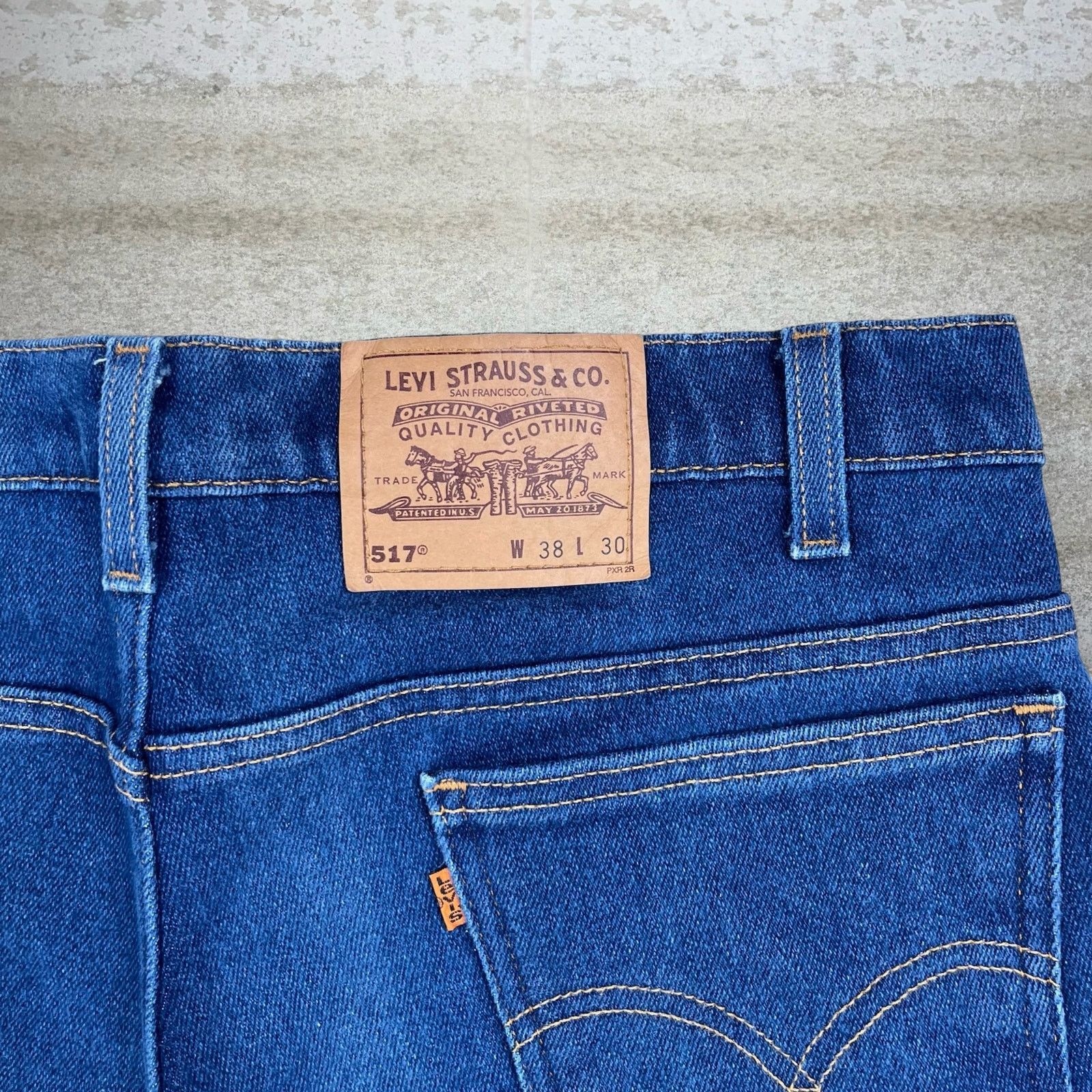Levi's Vintage 90s Orange Tab Levis Jeans 38x30 Bootcut Dark Wash Size US 38 / EU 54 - 4 Thumbnail