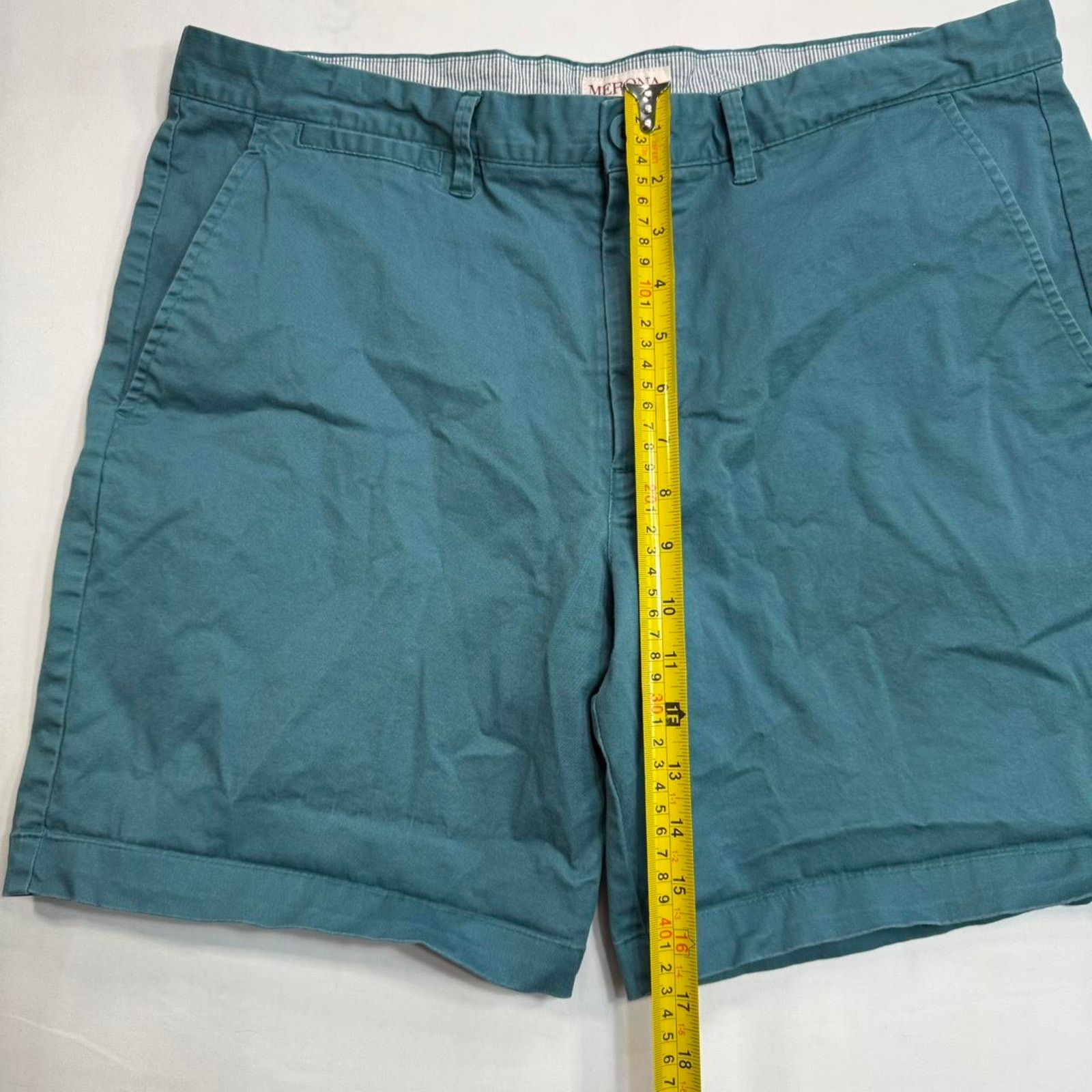 Merona Merona Mens Teal Golf Chino Shorts Sz 36 Size US 36 / EU 52 - 4 Thumbnail