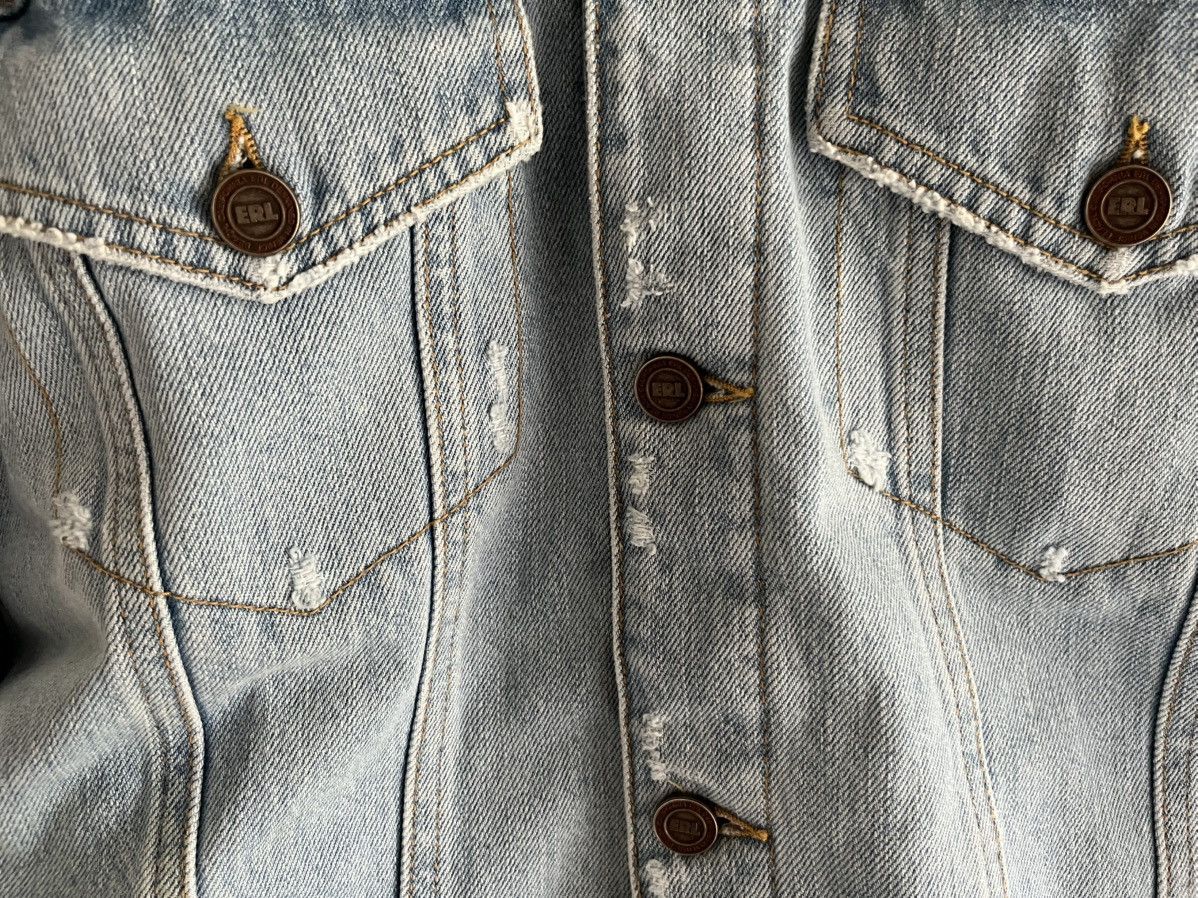 ERL ERL denim jacket with Removable Shearling Collar Size US L / EU 52-54 / 3 - 3 Thumbnail