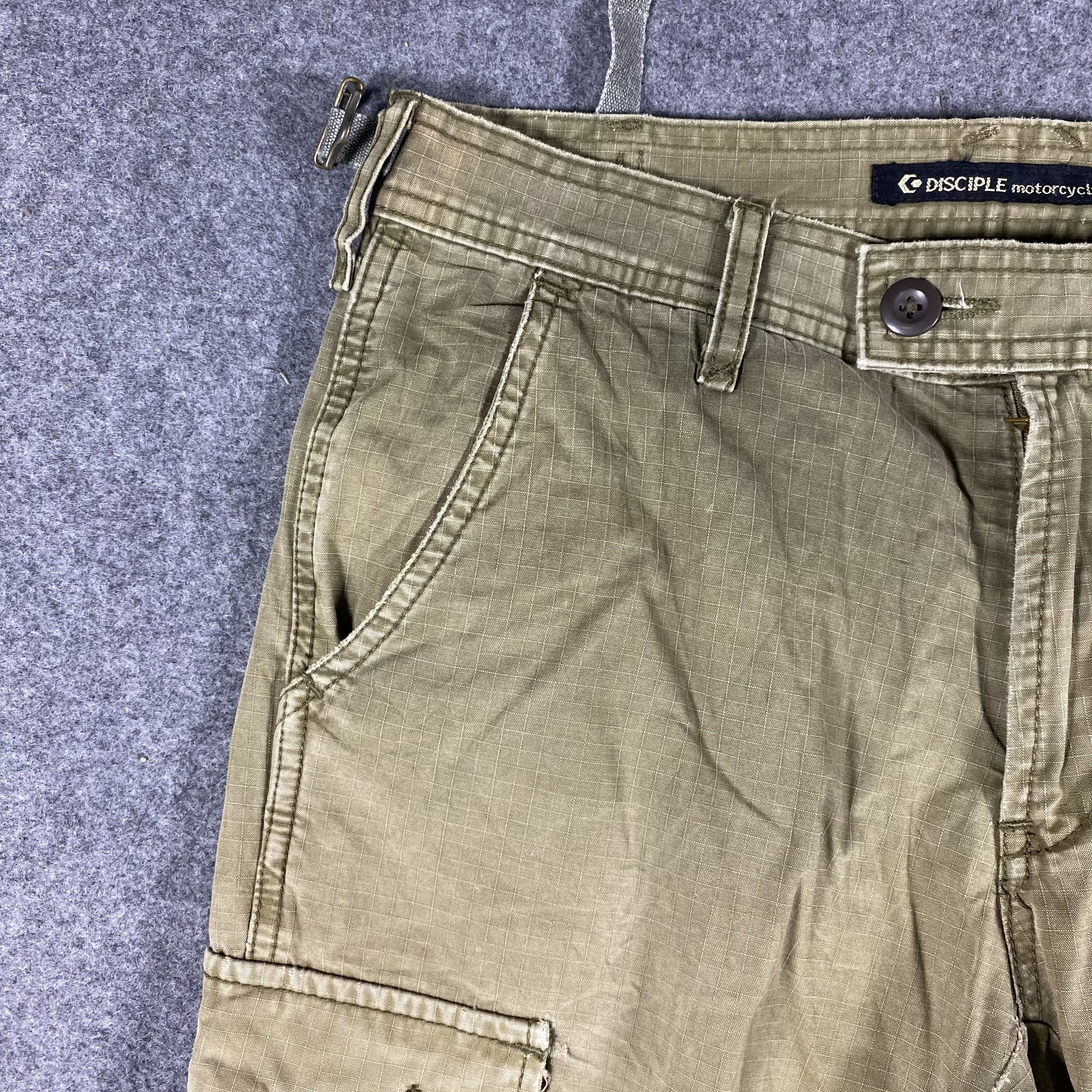 Japanese Brand Disciple Motocyclist Multipocket Tactical Cargo Pants Size US 30 / EU 46 - 2 Thumbnail