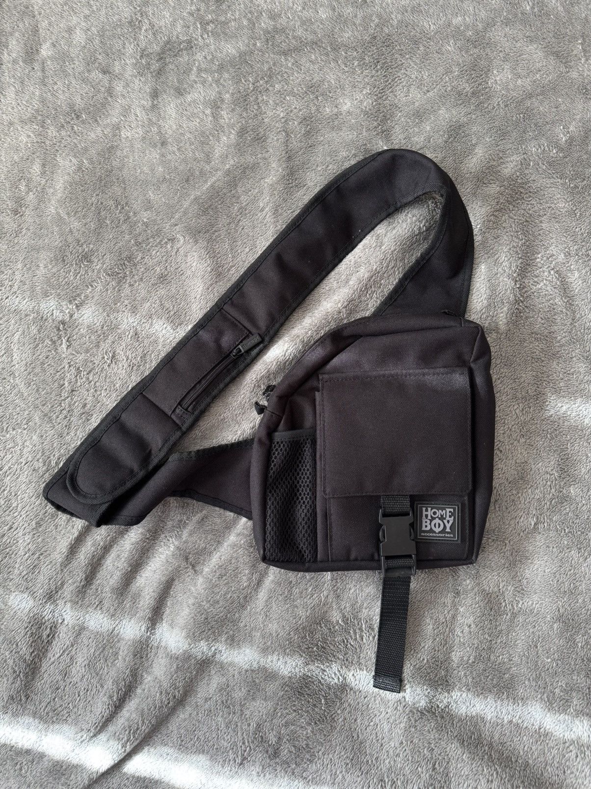 Homme Boy Home Boy Mini Shoulder Bag in Black, Men's