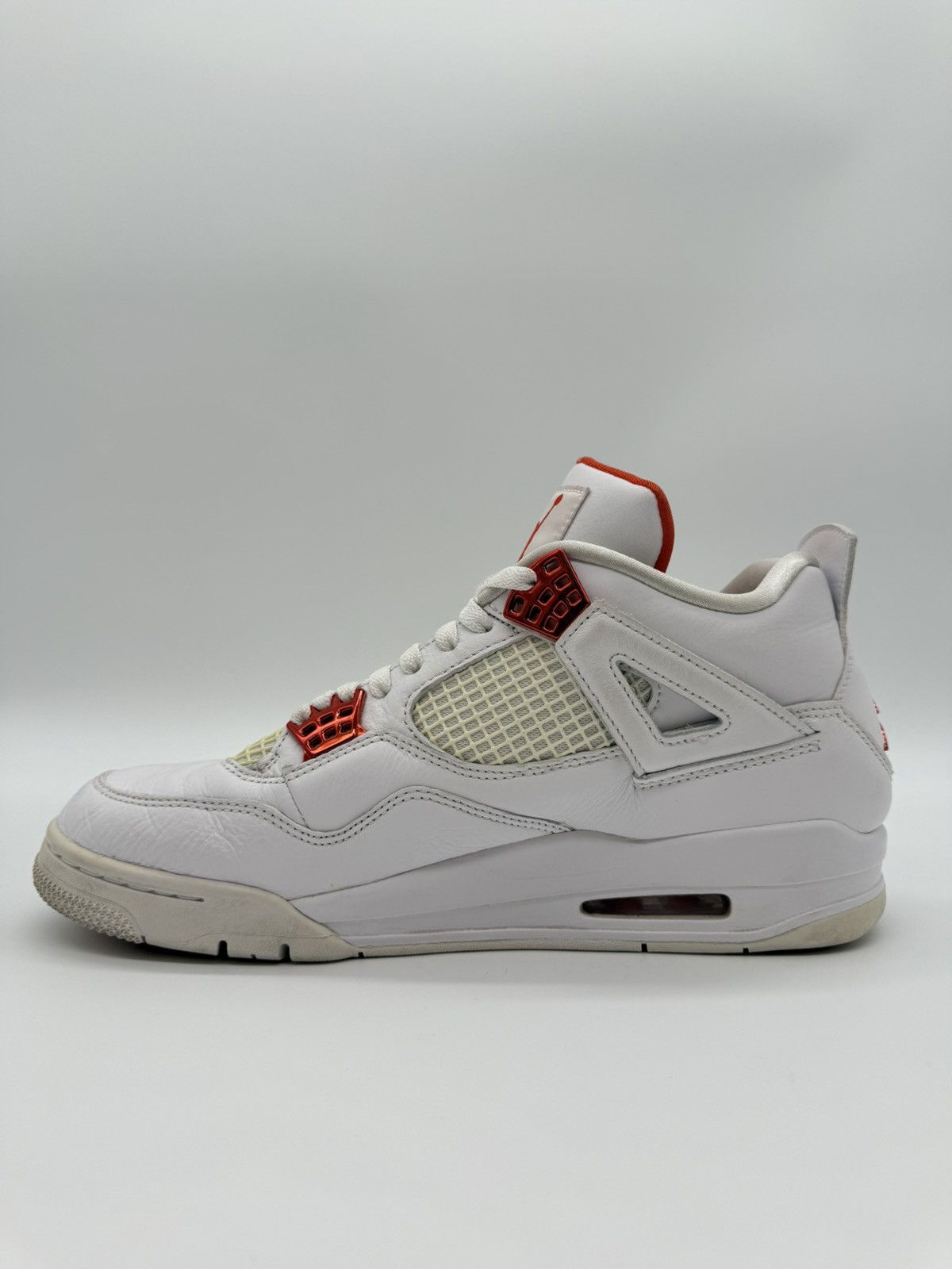 Nike Jordan 4 Retro Metallic Orange Size US 10 / EU 43 - 2 Thumbnail