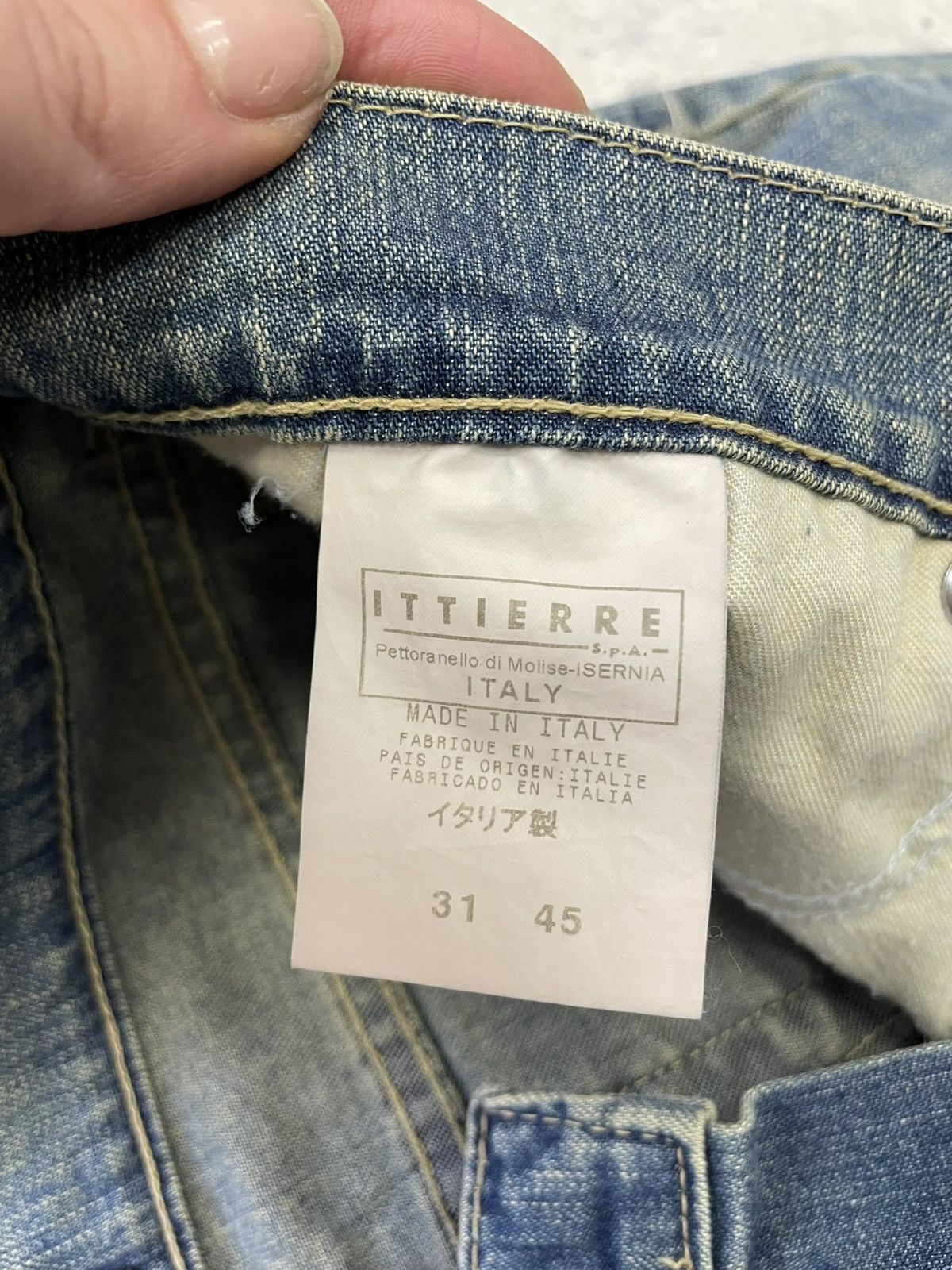 Versace Versace jeans couture denim distressed pants y2k Size US 31 - 11 Thumbnail