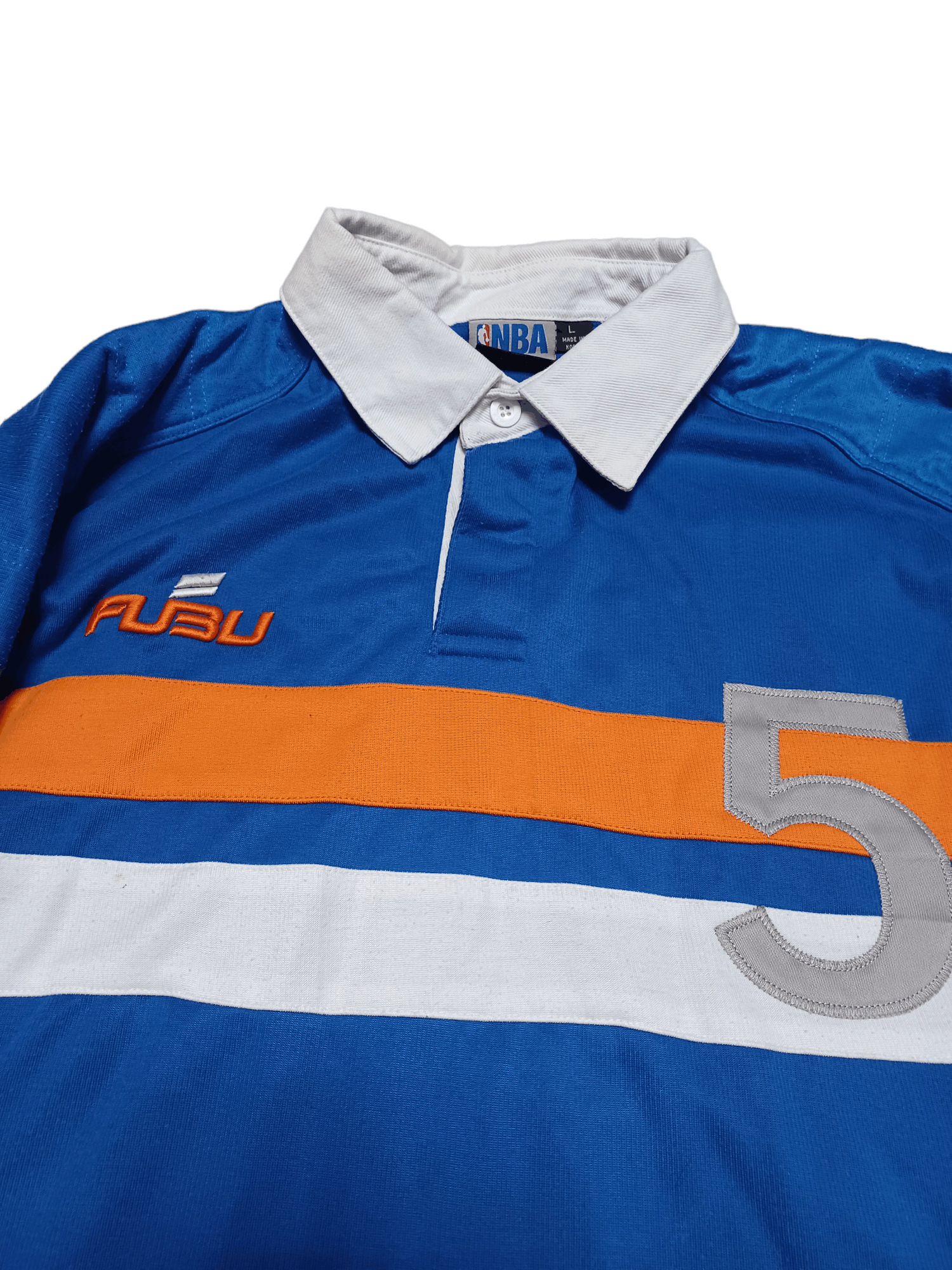 Fubu 90S MADE IN KOREA FUBU X NBA VINTAGE RUGBY SHIRT OVERSIZE Size US L / EU 52-54 / 3 - 3 Thumbnail