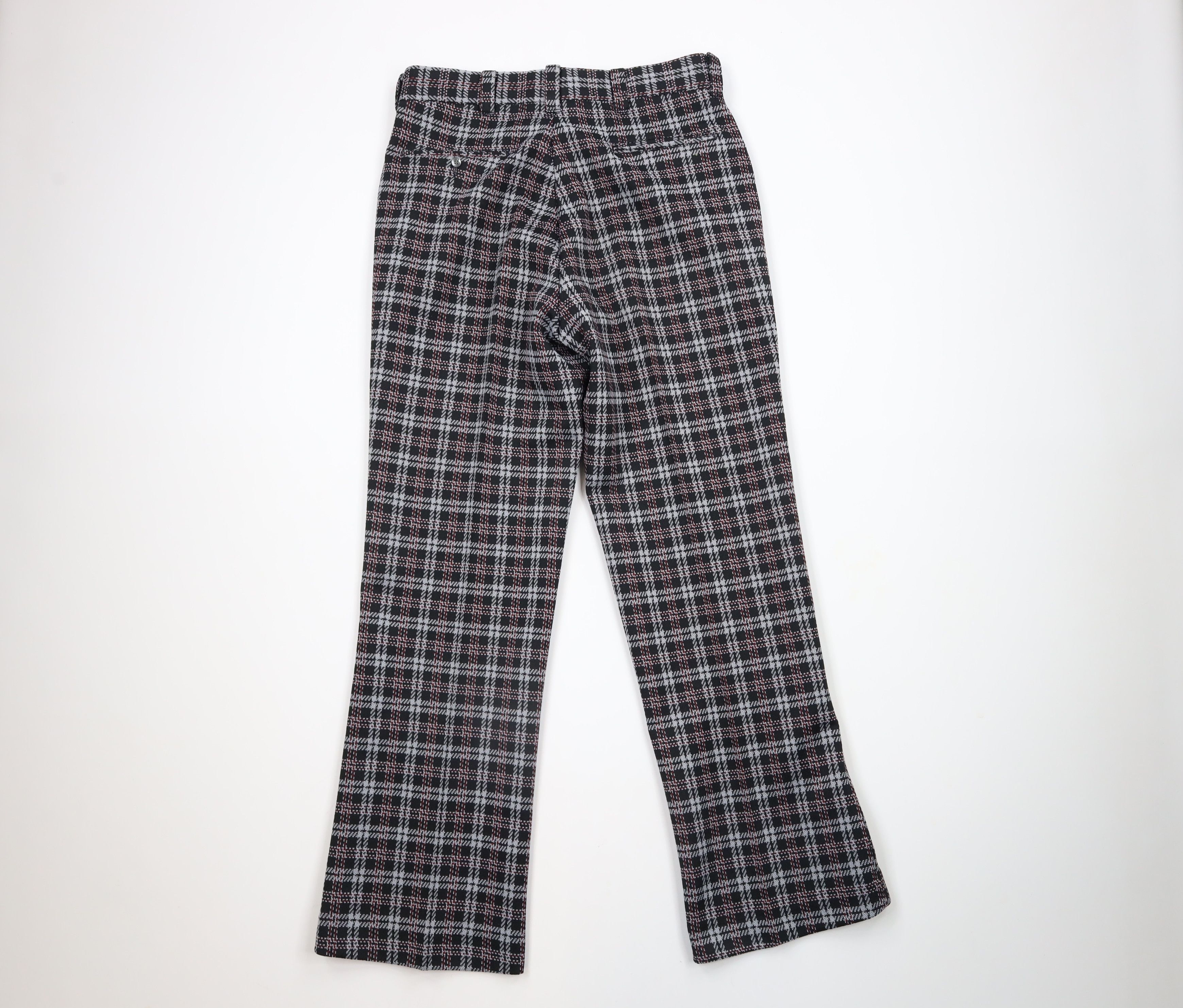 Vintage Vintage 60s 70s Streetwear Wide Leg Bell Bottoms Pants Plaid Size US 32 / EU 48 - 7 Thumbnail