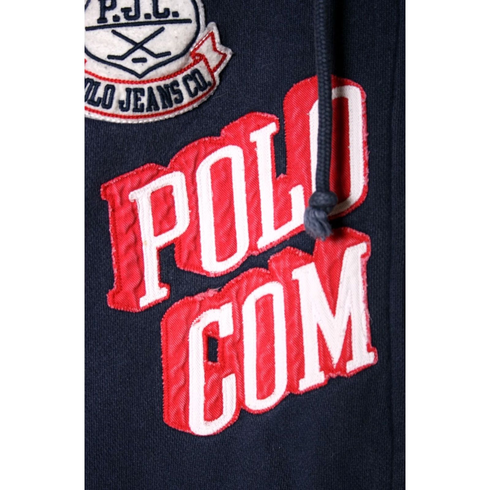Ralph Lauren VINTAGE Ralph Lauren Polo Jeans Co. Full Zip Hoodie Mens XL Blue Patch 80/20 Cotton-Polyester 1990s 2XL-style Size US XL / EU 56 / 4 - 4 Thumbnail