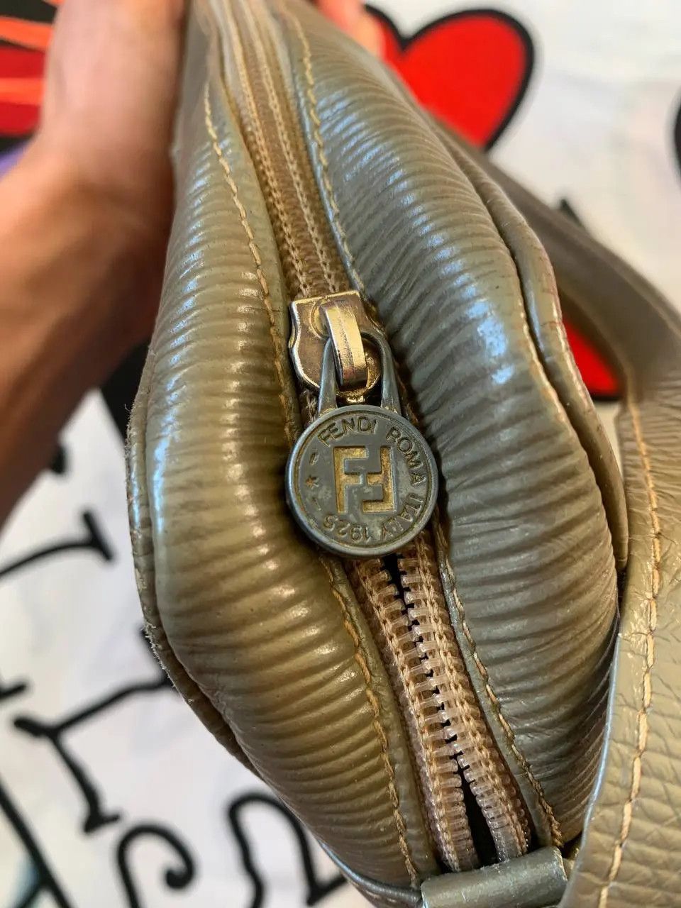 Fendi Vintage Fendi Zucchino Canvas pochette clutch monogram bag Size ONE SIZE - 6 Thumbnail
