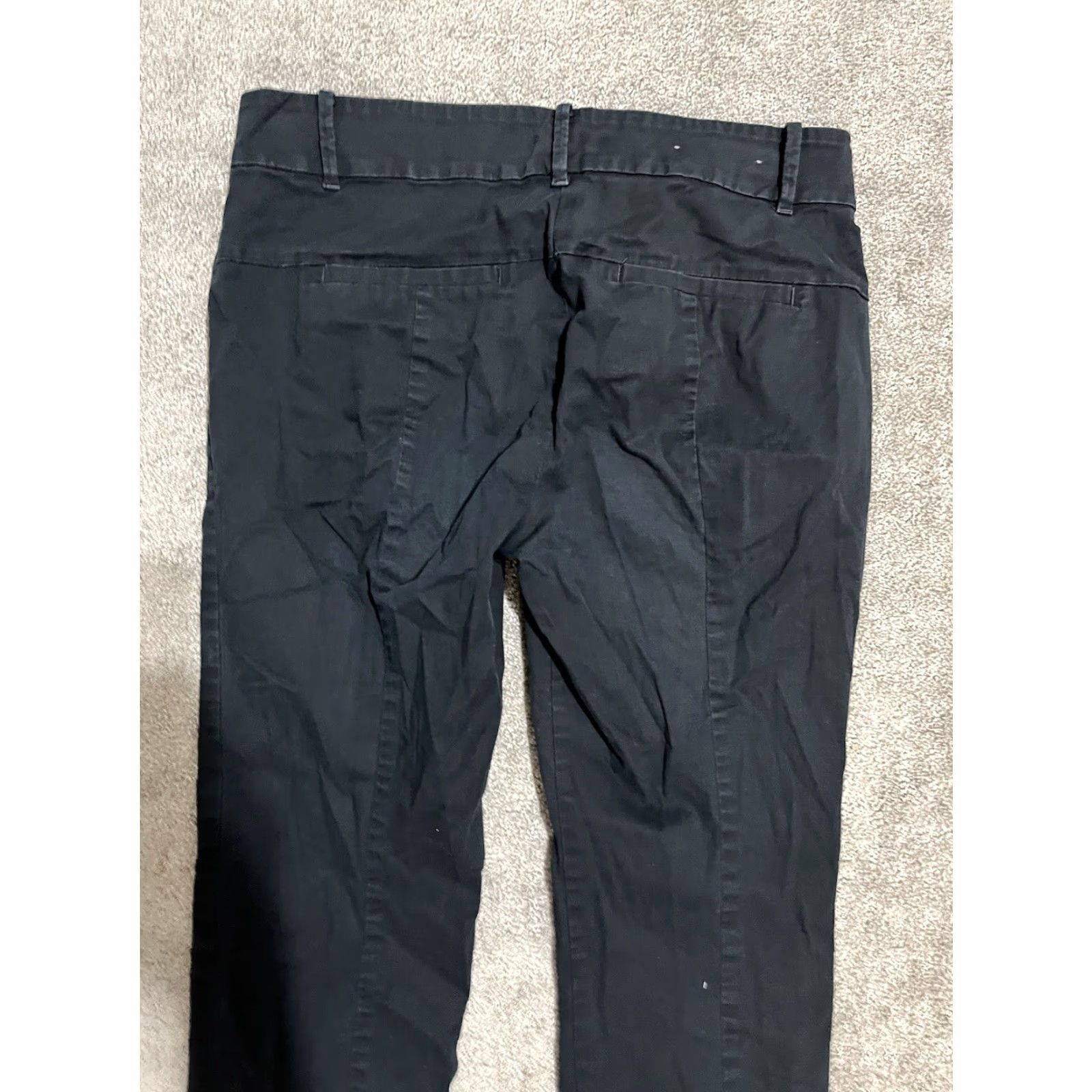 Ann Taylor Ann Taylor Pants Women Black Size 4 Devin Fit Mid Rise Stretch Chino Ankle Crop Size 27" / US 4 / IT 40 - 4 Thumbnail