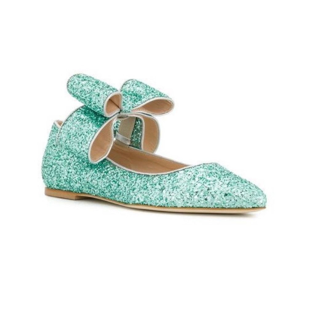 Polly Plume Bonnie Bow Marry Jane Flats
