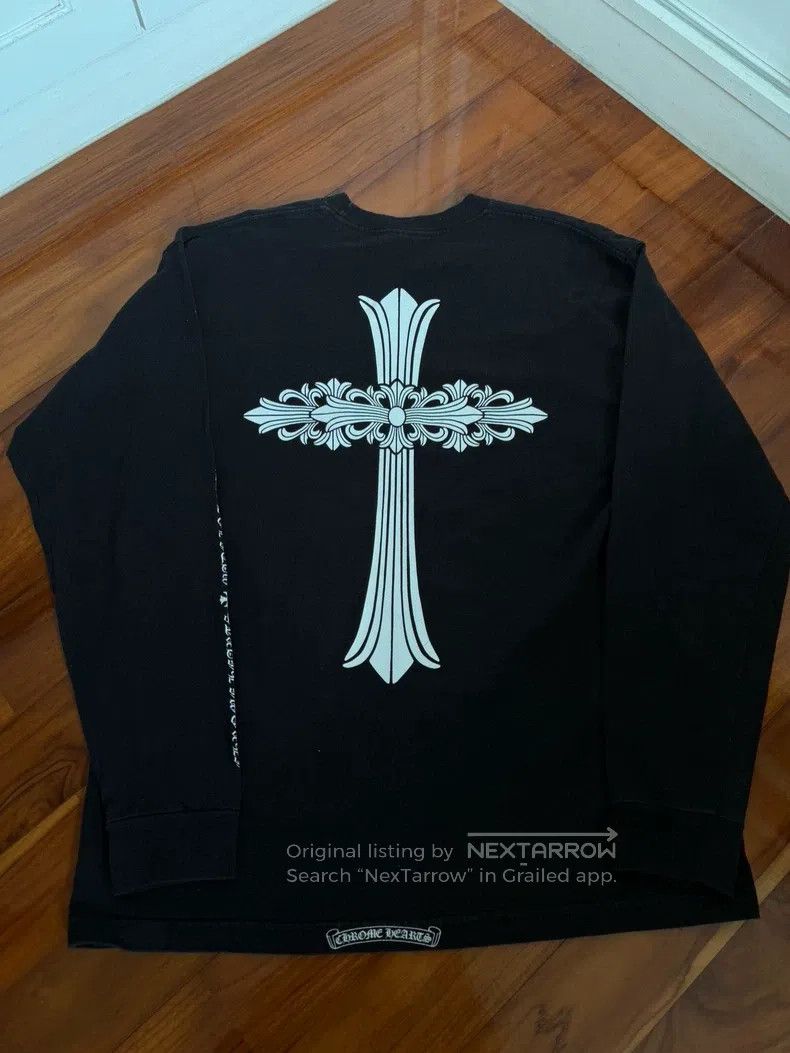 Chrome Hearts CHROME HEARTS Size XL Vine cross vintage long sleeve Size US XL / EU 56 / 4 - 1 Thumbnail