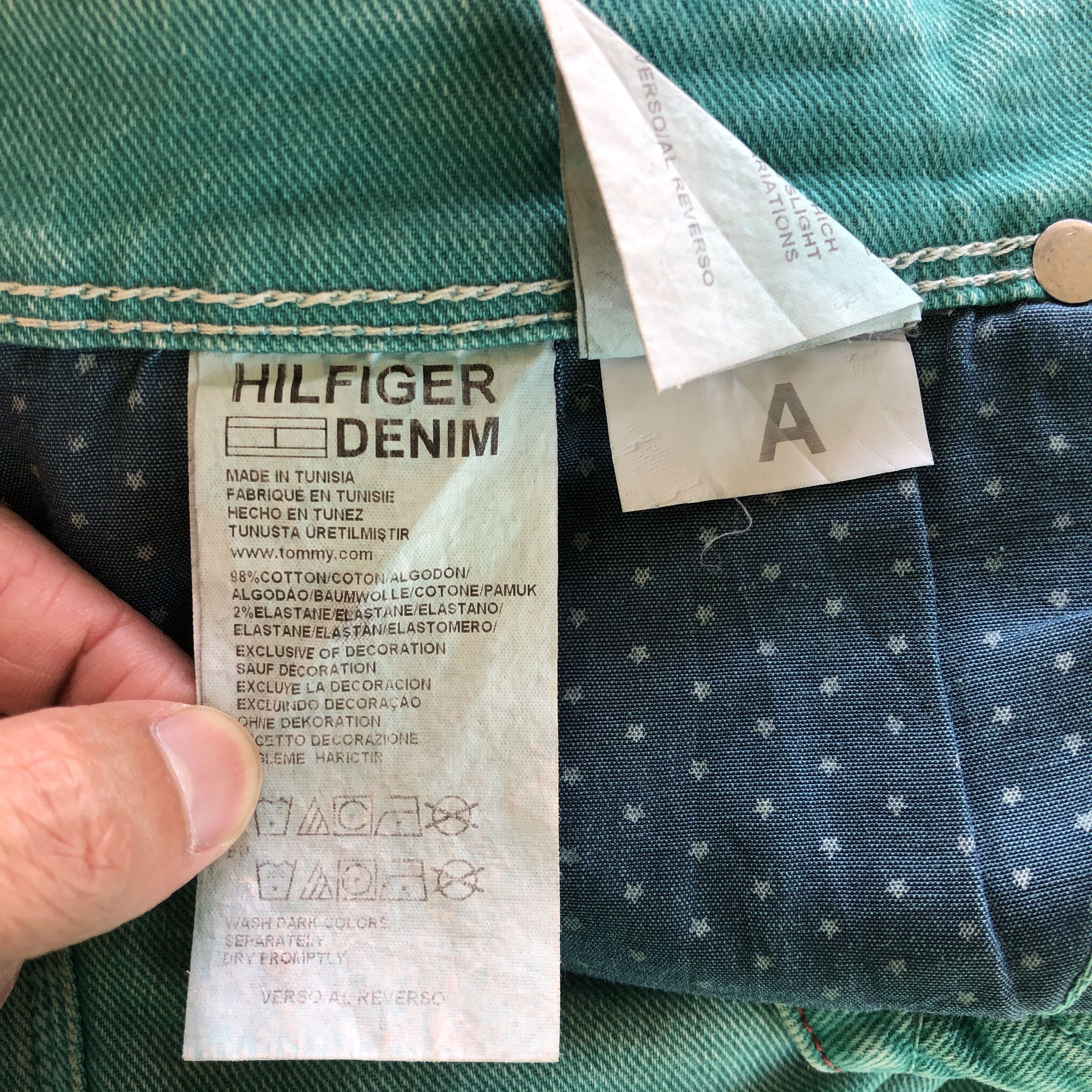 Tommy Hilfiger Green Tommy Hilfiger Jeans Tommy Hilfiger Denim Pants Size US 30 / EU 46 - 6 Thumbnail