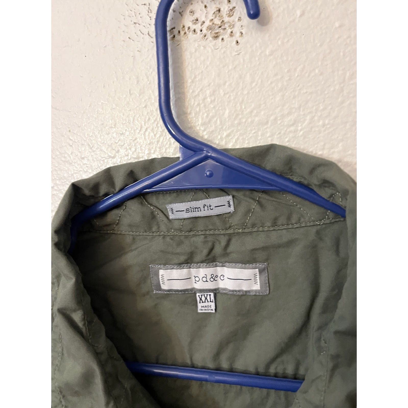 PD&C PD & C Shirt Men 2XL Green Long Sleeve Button-Up Casual Slim 2XL Shirt PD & C Mens Green Long Sleeve Button-Up Casual Slim 2XL Size US XXL / EU 58 / 5 - 3 Thumbnail