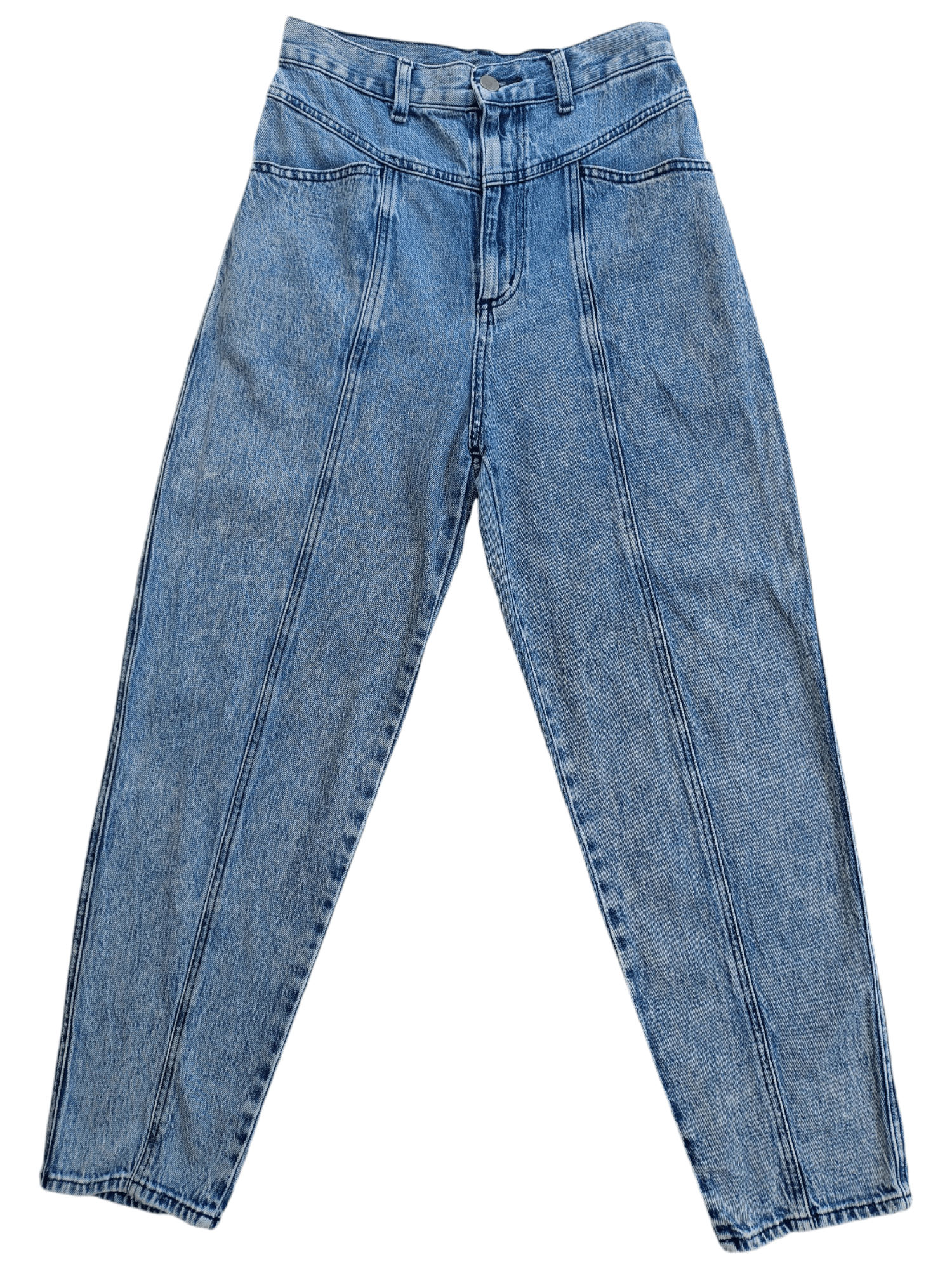 GU × Vintage GU Jeans Tapered Vintage Streetwear Denim Size 26" / US 2 / IT 38 - 1 Thumbnail