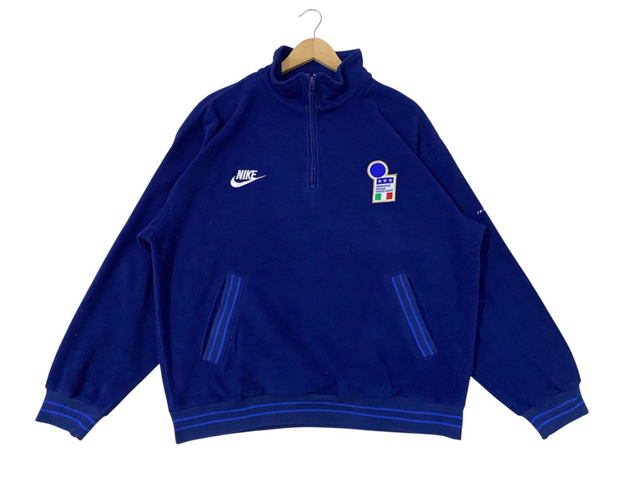 Nike Vintage 90s Nike Big Logo Embroidered Italia Federation | M Size US M / EU 48-50 / 2 - 2 Thumbnail