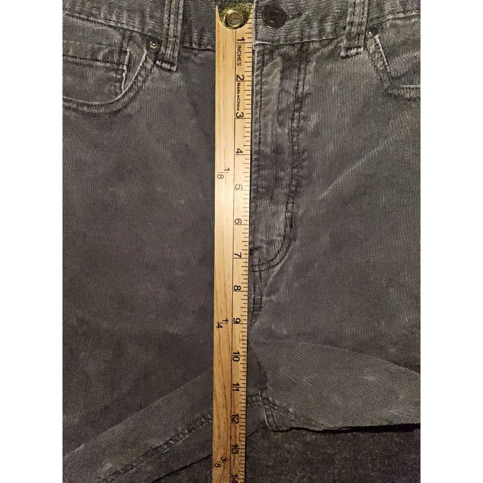 American Eagle Outfitters VINTAGE American Eagle Corduroy Jeans Women's 10 Gray High Rise Preppy City Mom Size 32" / US 10 / IT 46 - 6 Thumbnail