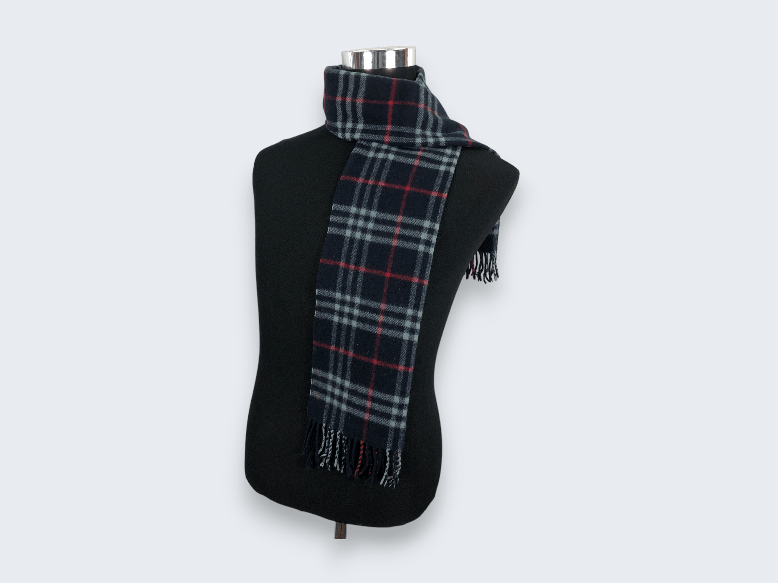 Burberry × Vintage Vintage Burberry Scarf Mufler MF053 Size ONE SIZE - 2 Thumbnail