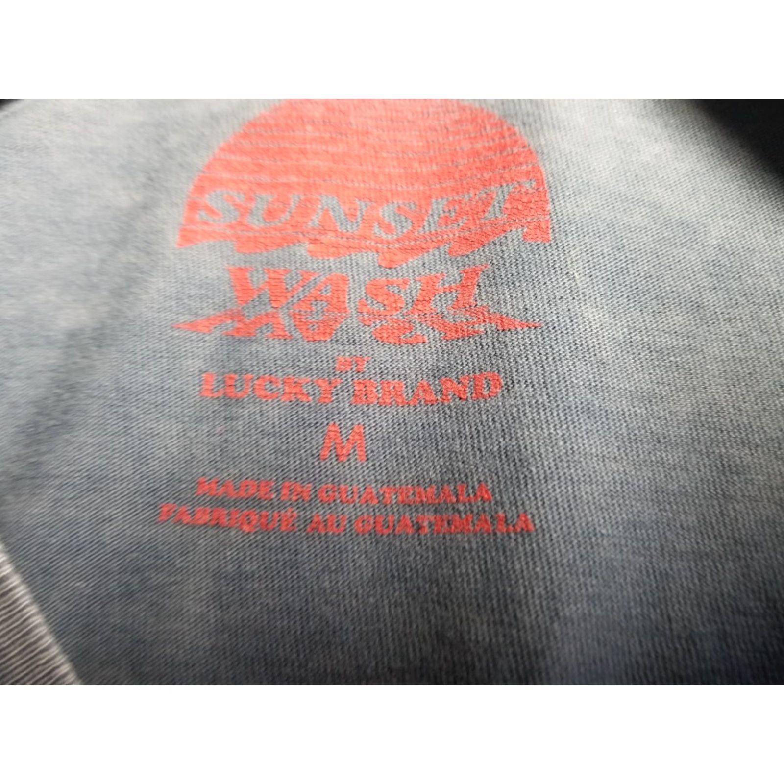 Lucky Brand Lucky Brand Mens T-Shirt Pocket Tee Gray Sunset Wash Medium Size US M / EU 48-50 / 2 - 6 Thumbnail