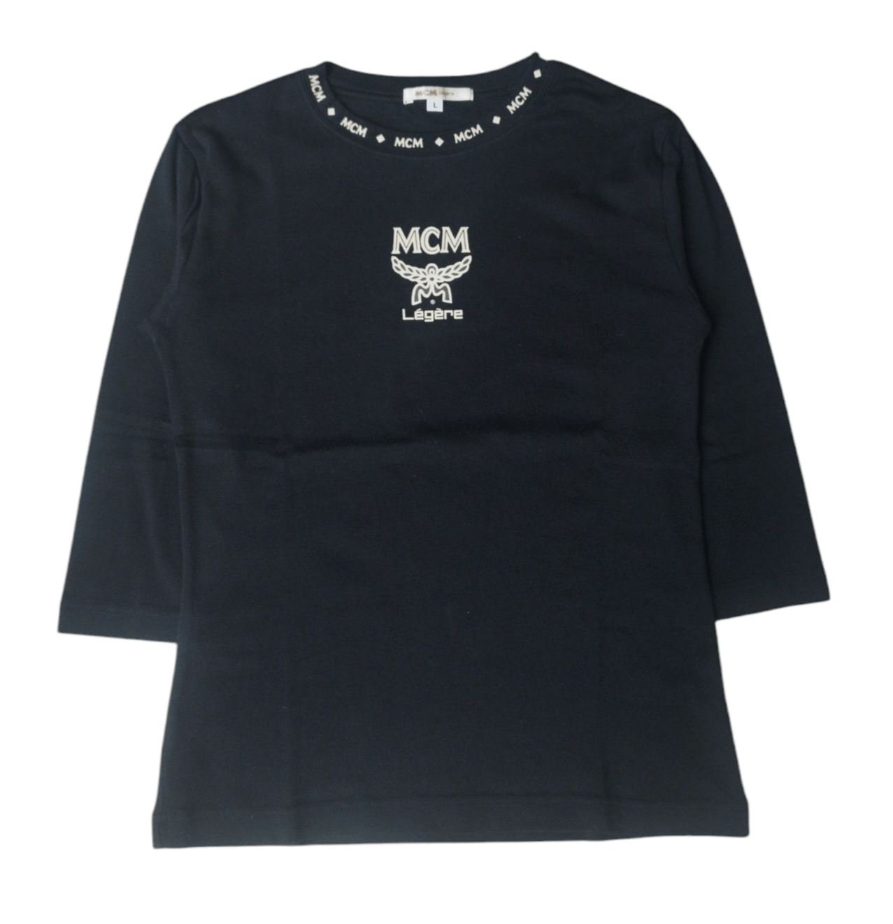 MCM MCM Legere small logo t-shirt Size L / US 10 / IT 46 - 1 Thumbnail
