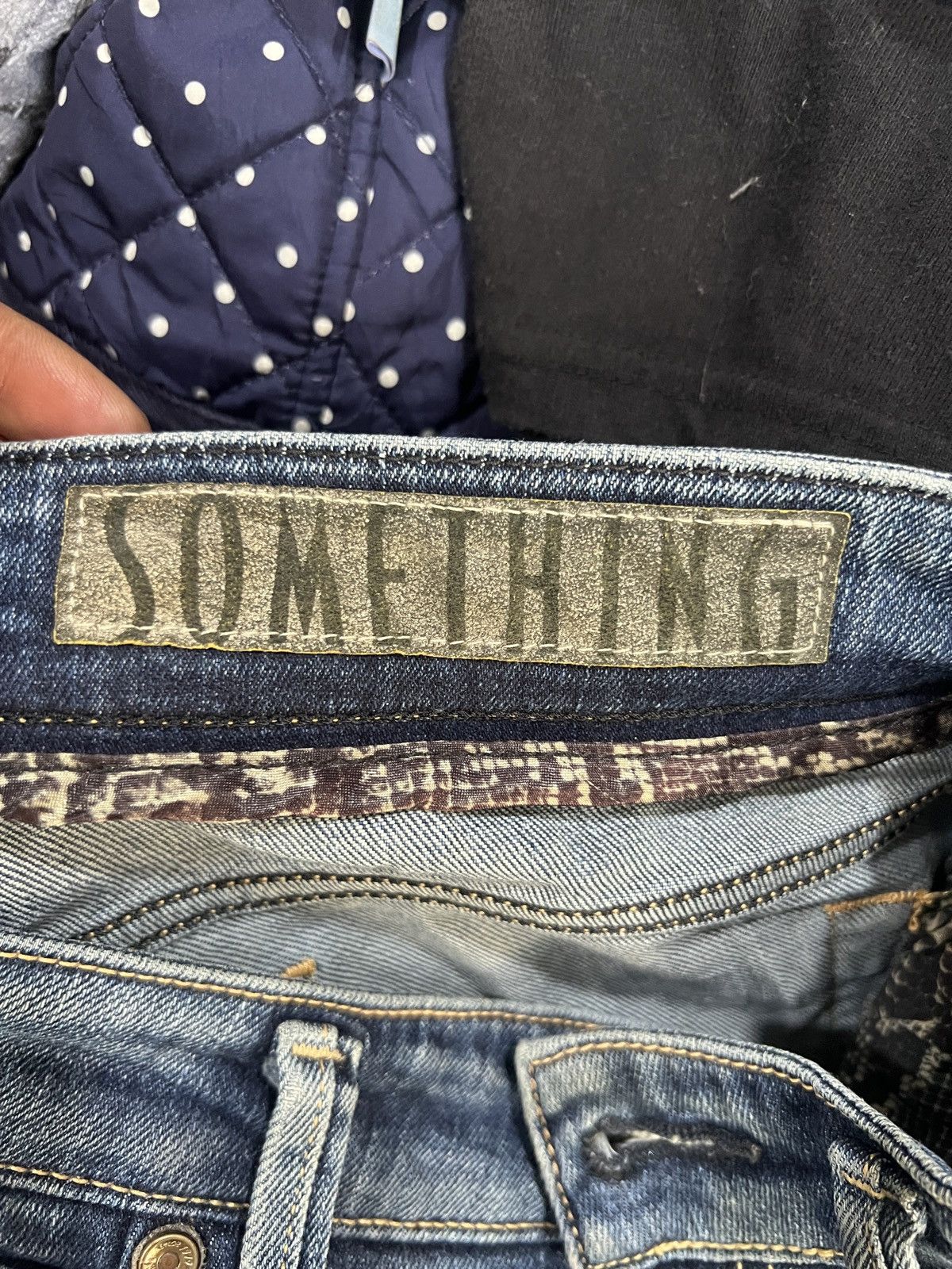 Edwin 🔥Something by Edwin Flared Distressed Denim Size 29" - 16 Thumbnail