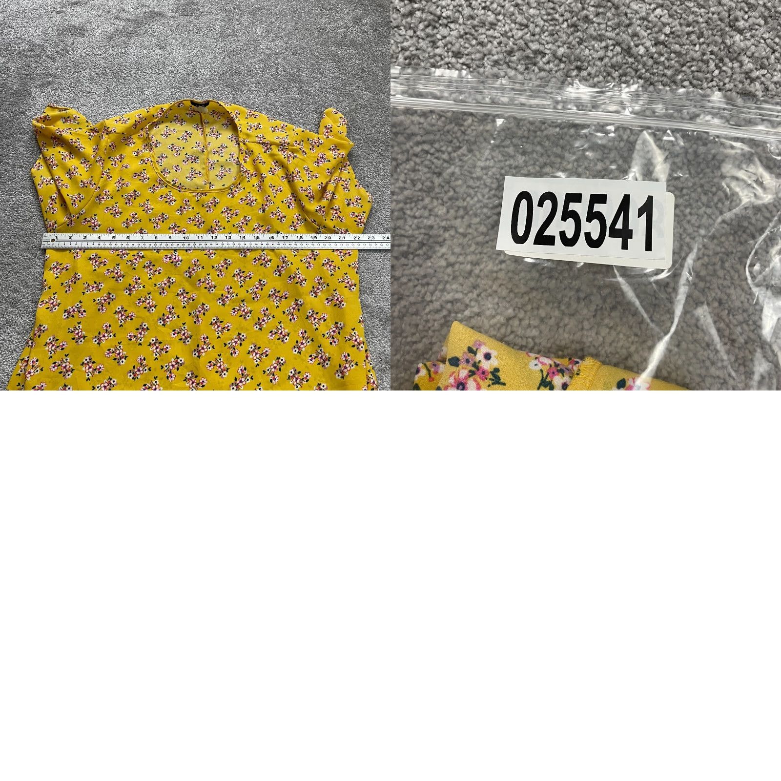 Vintage VINTAGE? No — use original: Minette Blouse Top Women 3XL Yellow Floral Round Neck Short Sleeve Casual Size XXL / US 16-18 / IT 52-54 - 8 Thumbnail