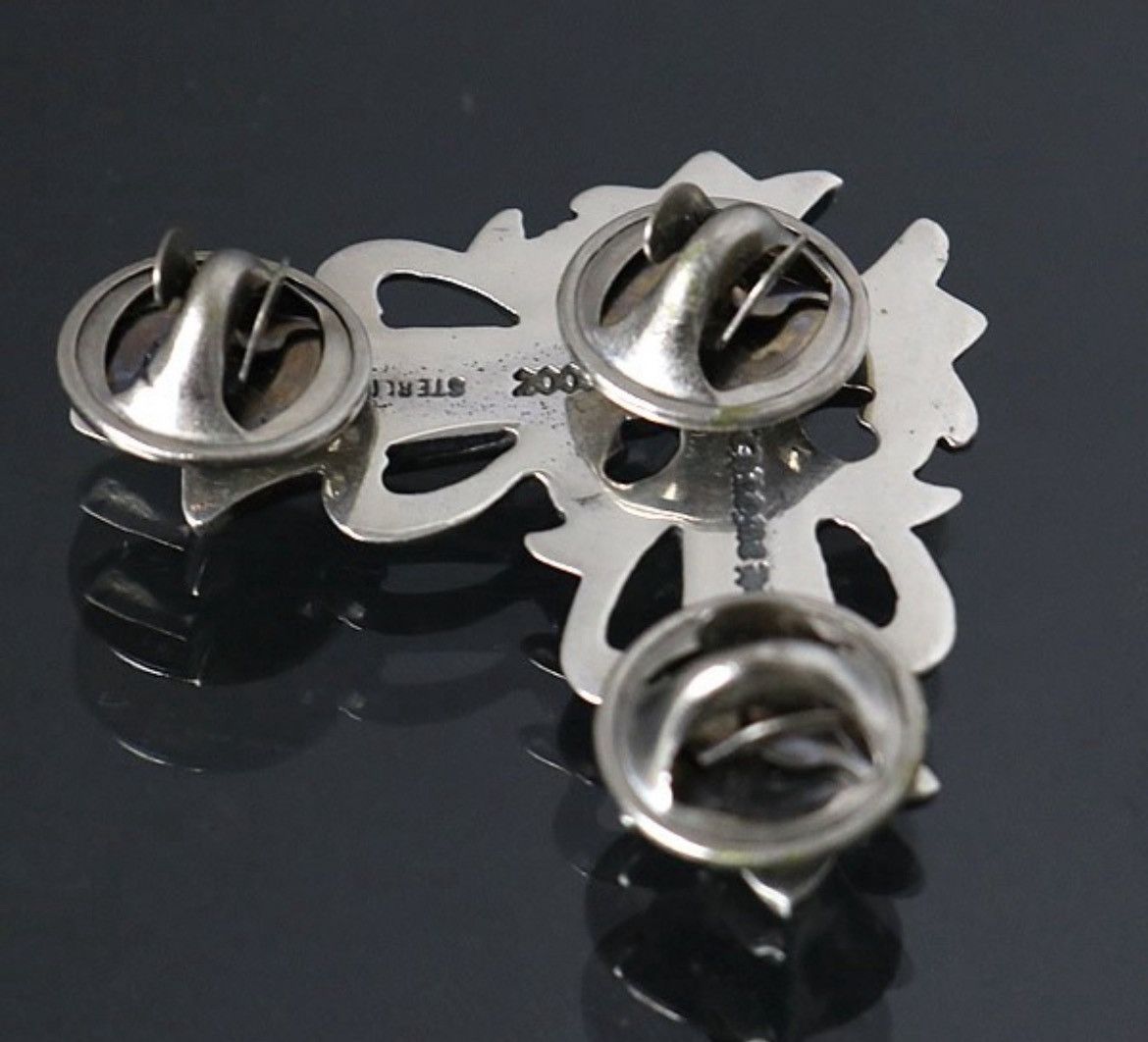 Chrome Hearts Chrome Hearts large floral cross Stick Pin | Grailed