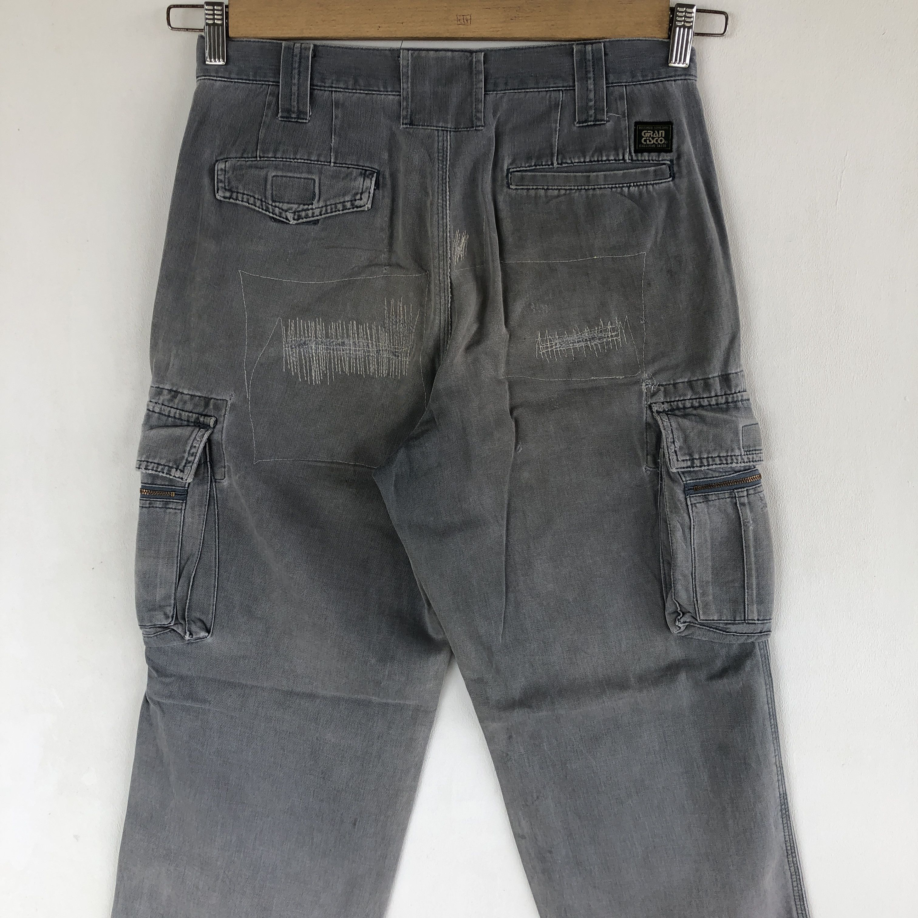 Japanese Brand Vintage Japanese Cargo Pants Multi Pocket Utility Trousers Size US 30 / EU 46 - 4 Thumbnail