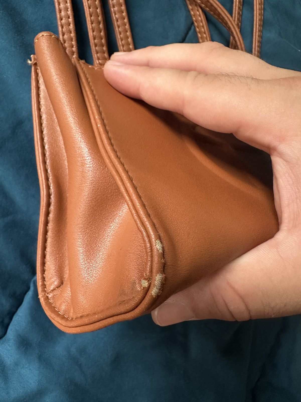 Telfar Vegan Leather Small Shopping Bag Tan Size ONE SIZE - 3 Thumbnail
