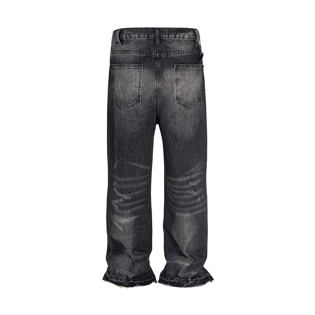 Japanese Brand Streetwear Damaged Hole Washed Baggy Jeans Size US 33 - 5 Thumbnail