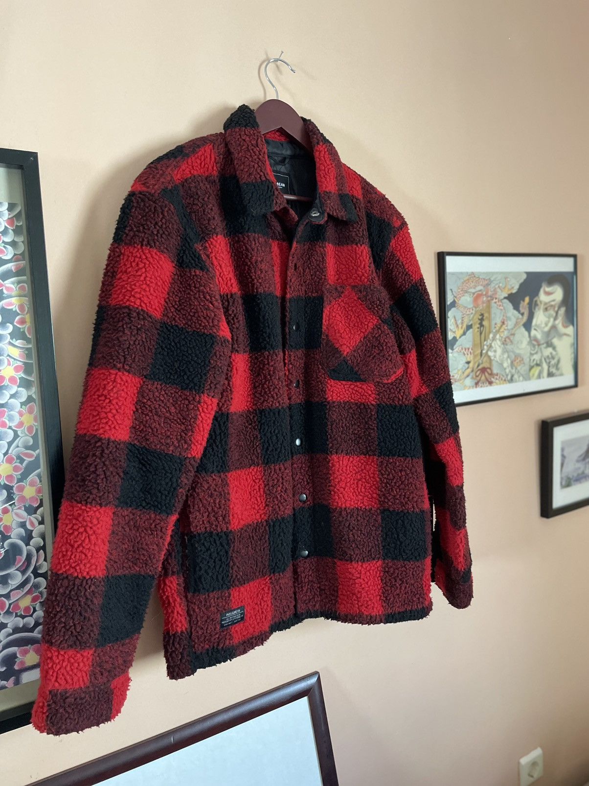 Pull & Bear Pull&Bear Buffalo padded fleece over shirt for outdoor Size US L / EU 52-54 / 3 - 1 Thumbnail