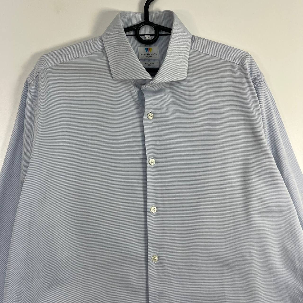 Richard James Richard James Mayfair Pure Cotton Slim Fit Shirt Size 17/43 Size US L / EU 52-54 / 3 - 2 Thumbnail