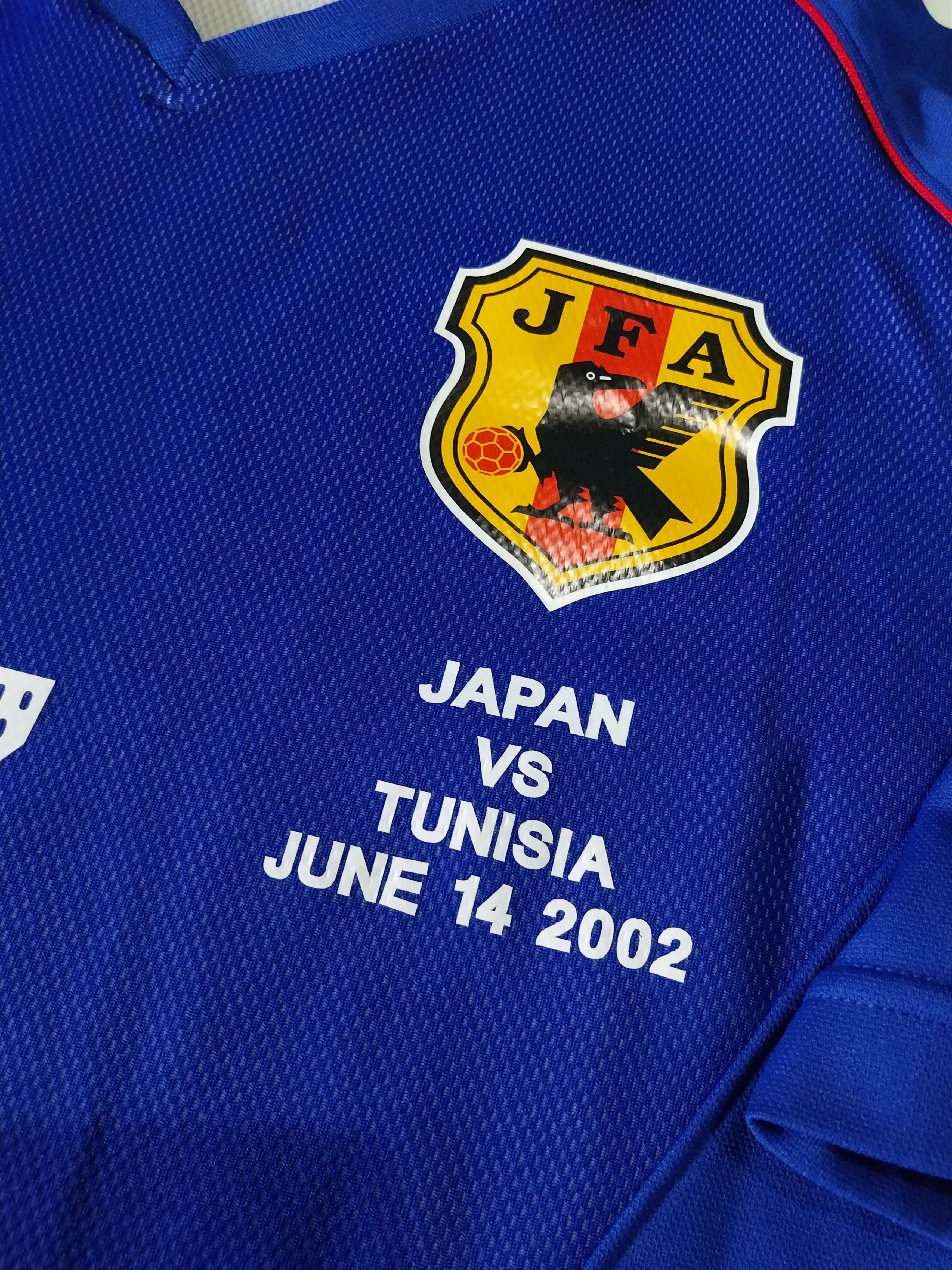 Adidas Japan world cup 2002 nakata jersey football Size US M / EU 48-50 / 2 - 4 Thumbnail