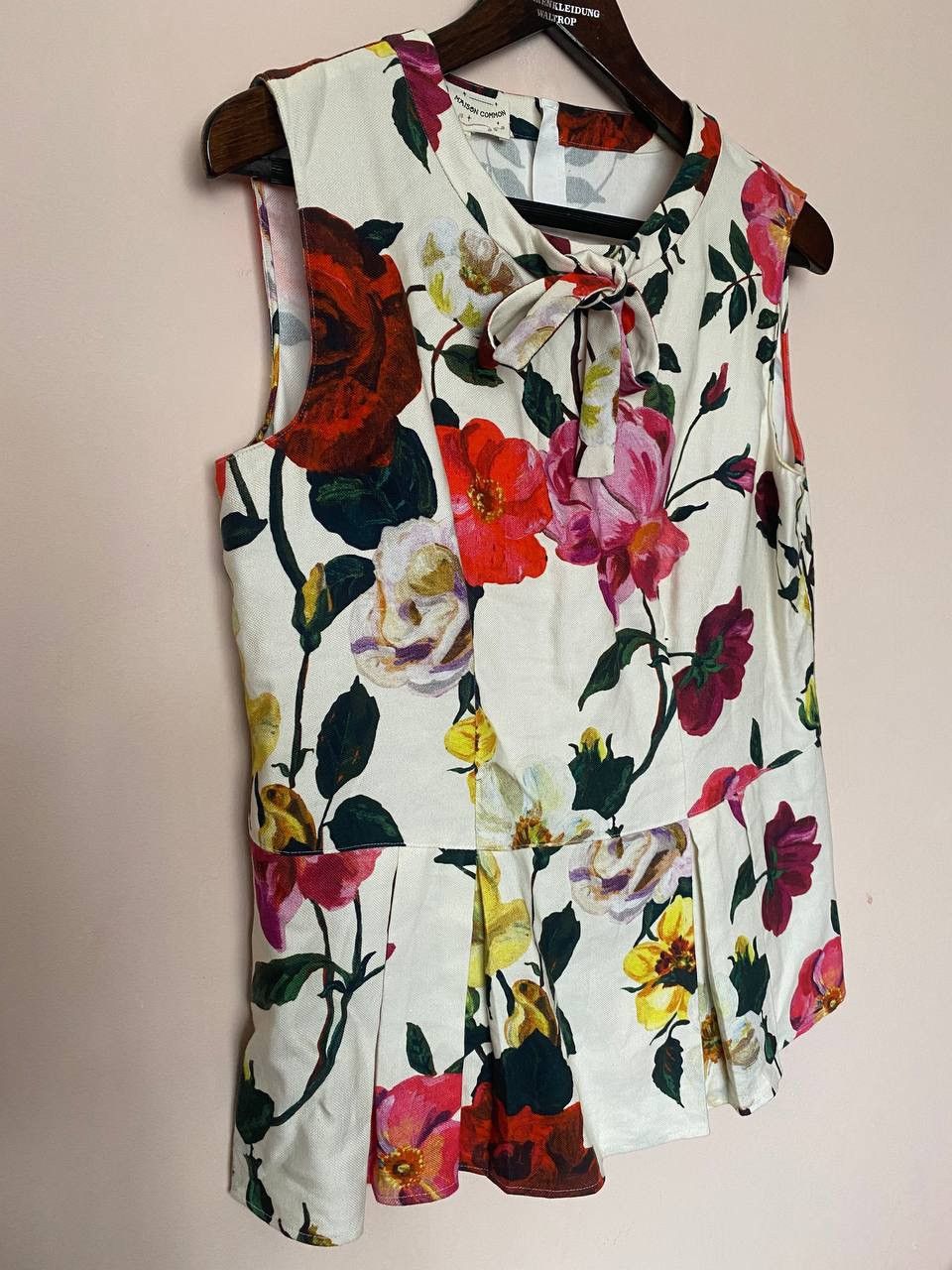 Other Maison Common Sleeveless Blouse Floral Print Size M / US 6-8 / IT 42-44 - 3 Thumbnail
