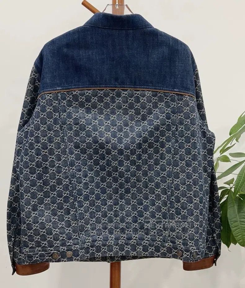 Gucci Gucci Full-printed old-fashioned denim jacket Size US M / EU 48-50 / 2 - 2 Thumbnail