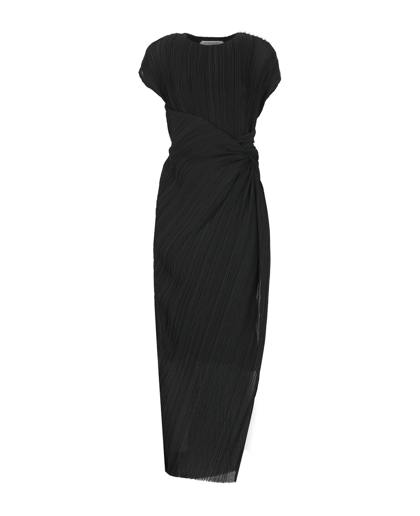 Lanvin o1y0326 Maxi Dress in Black Size M / US 6-8 / IT 42-44 - 1 Thumbnail