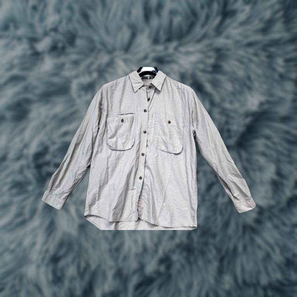 Royal Robbins VINTAGE Royal Robbins Vented Fishing Shirt Beige Long Sleeve Button Up Men's M See Pics Size US M / EU 48-50 / 2 - 1 Thumbnail
