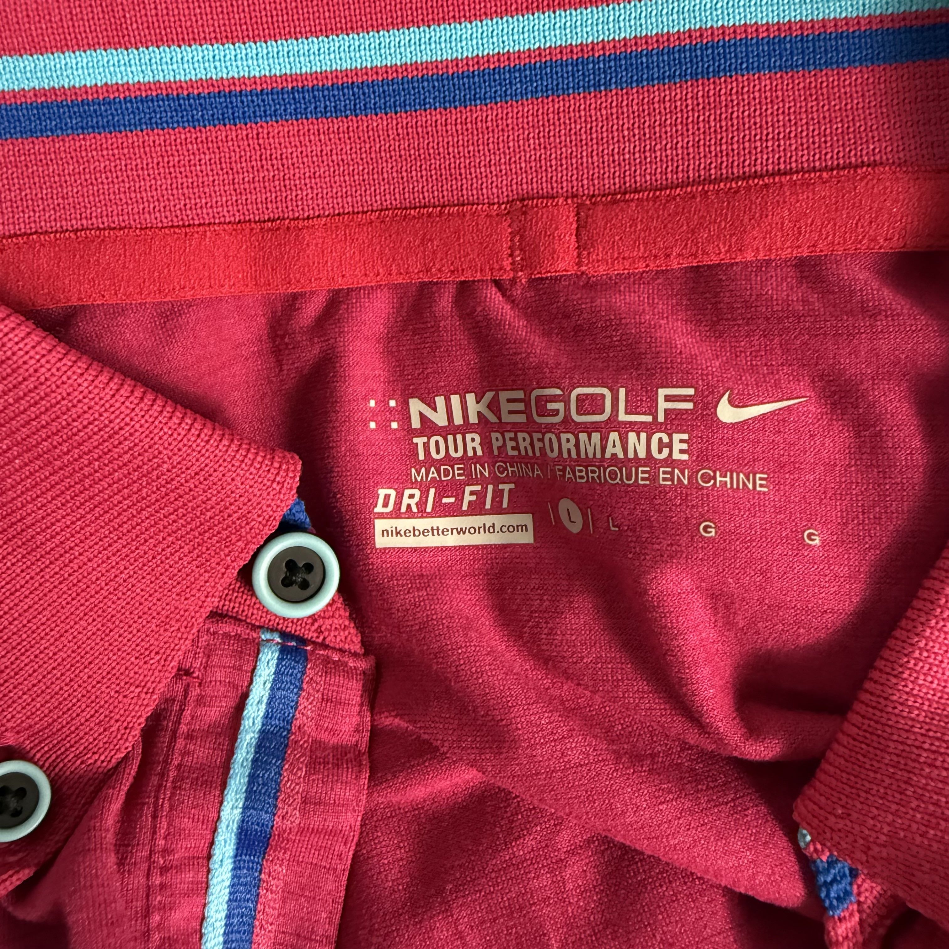 Nike 🔥RARE🔥Nike Golf Dri-Fit Victory Men L/Sleeve Polo Shirt Size US L / EU 52-54 / 3 - 6 Thumbnail