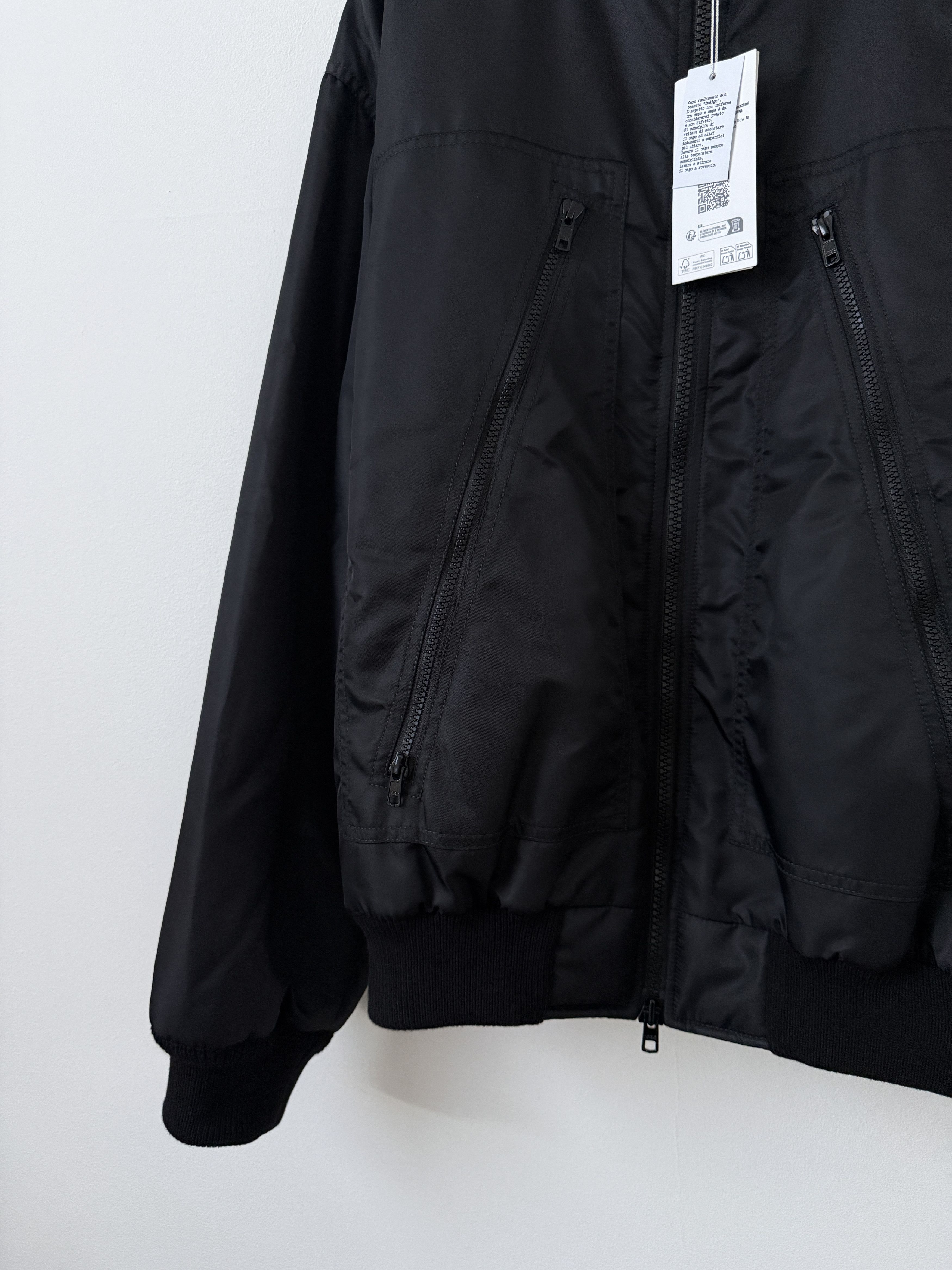 Maison Margiela MM6 Nylon Zip Bomber Jacket Size US M / EU 48-50 / 2 - 9 Thumbnail