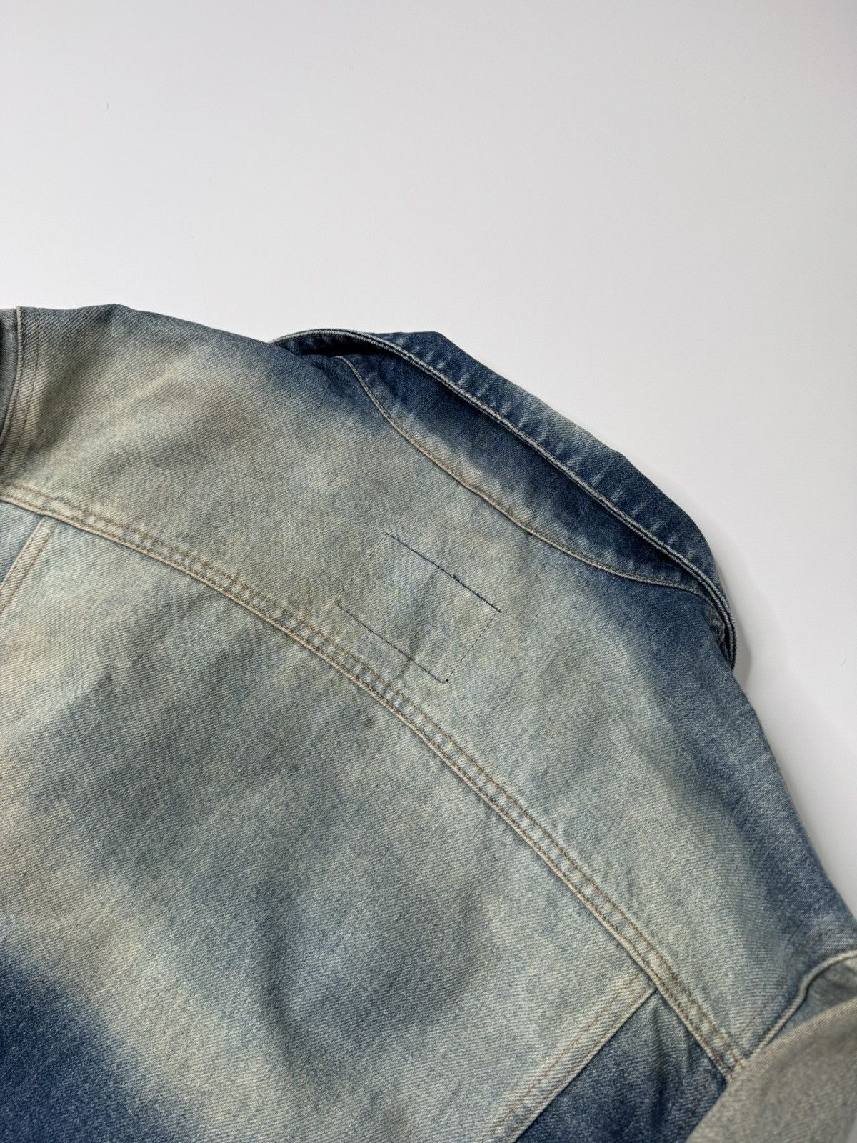 Vintage Vintage archive avant garde washed denim jacket katana lgb Size US L / EU 52-54 / 3 - 9 Thumbnail