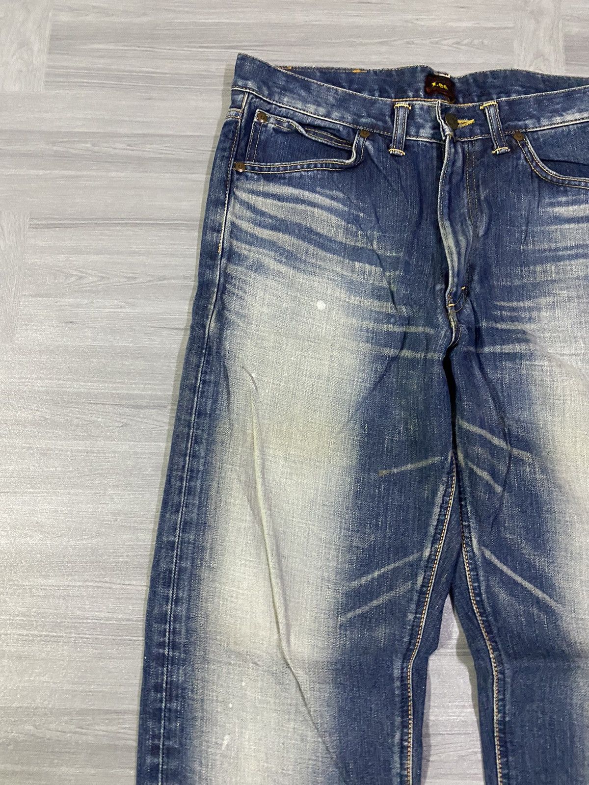 Lee Vintage Lee Riders Fadded Blue Denim Size US 33 - 5 Thumbnail