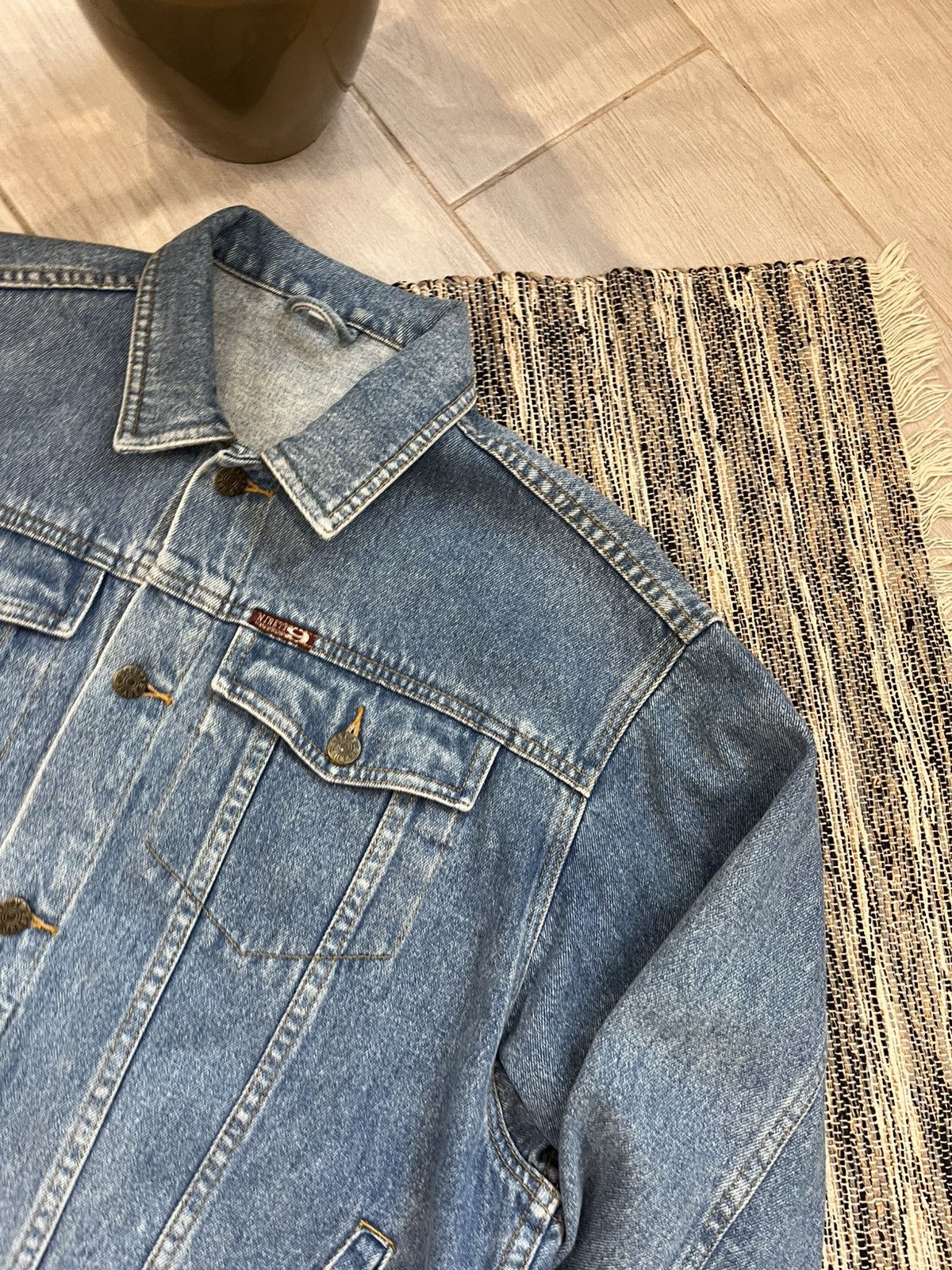 Levi's × Vintage Vintage ninty 9 Denim Jacket cropped workwear 90s Size US M / EU 48-50 / 2 - 5 Thumbnail