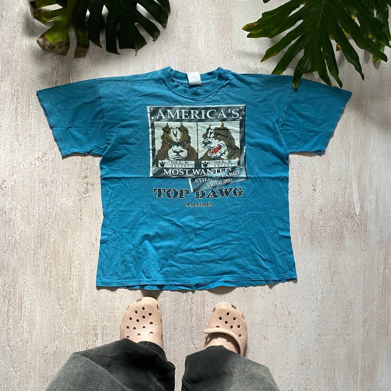 Rap Tees VINTAGE 90S TOP DAWG AMERICA'S MOST WANTED AMAZING TEE 235 Size US XL / EU 56 / 4 - 1 Thumbnail