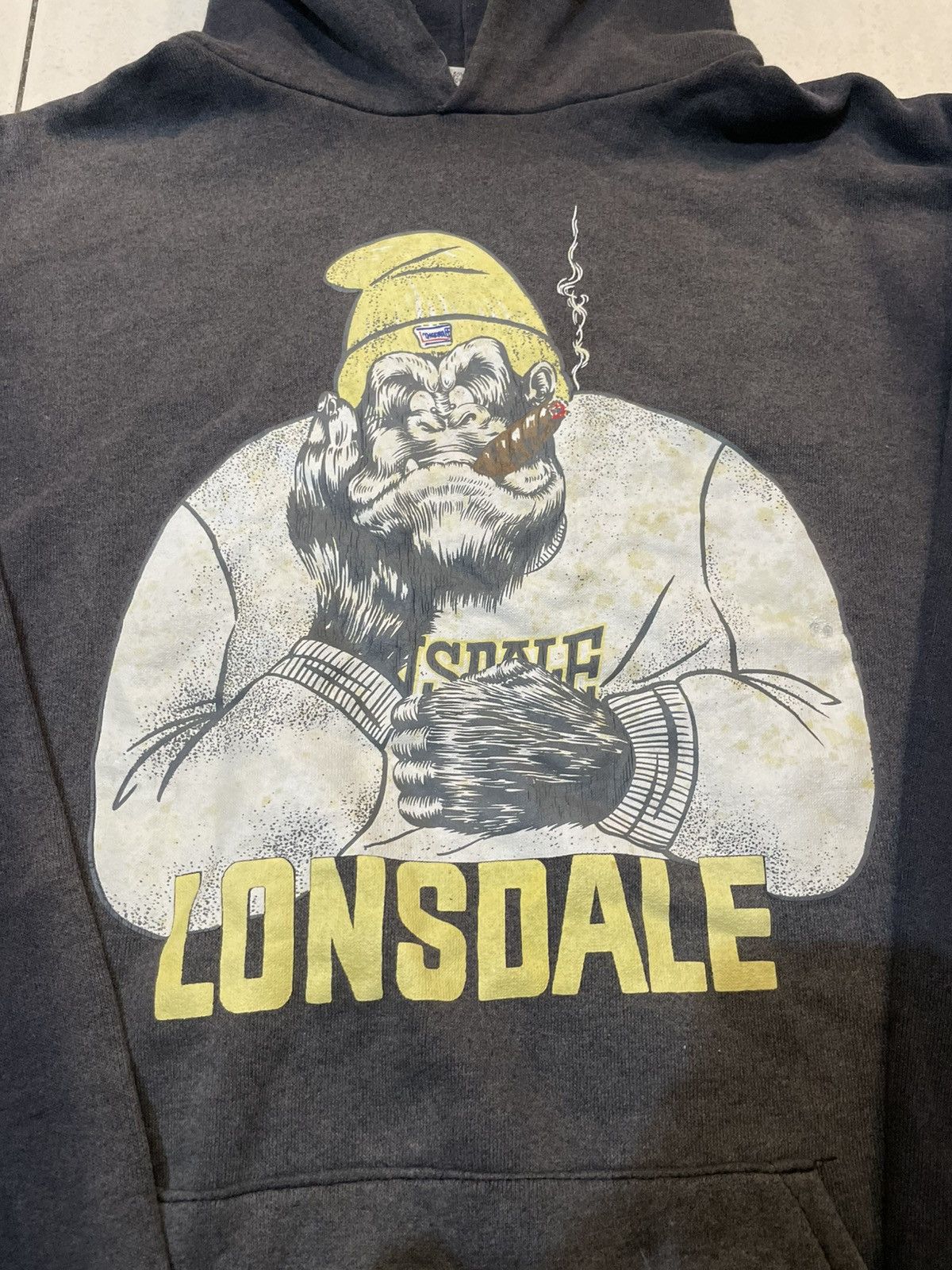 Lonsdale 🔥VINTAGE🔥 LONSDALE HOODIE SUN FADED Size US M / EU 48-50 / 2 - 3 Thumbnail