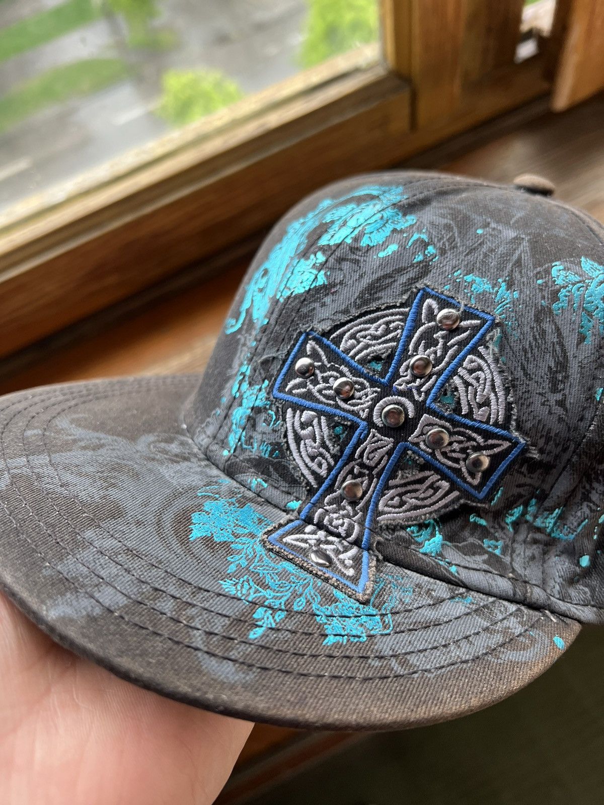 Affliction Rare MMA Elite Tapout Wings Cross Cap Y2K Affliction Style Size ONE SIZE - 3 Thumbnail