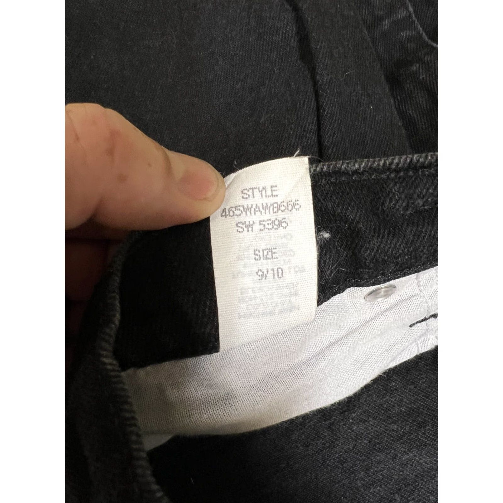 Vintage VTG Sasson Women's Tapered High Rise Mom Jeans Size 9/10 Black Wash Denim Cotton Jeans Casual Womens 1980s Size 30" / US 8 / IT 44 - 3 Thumbnail